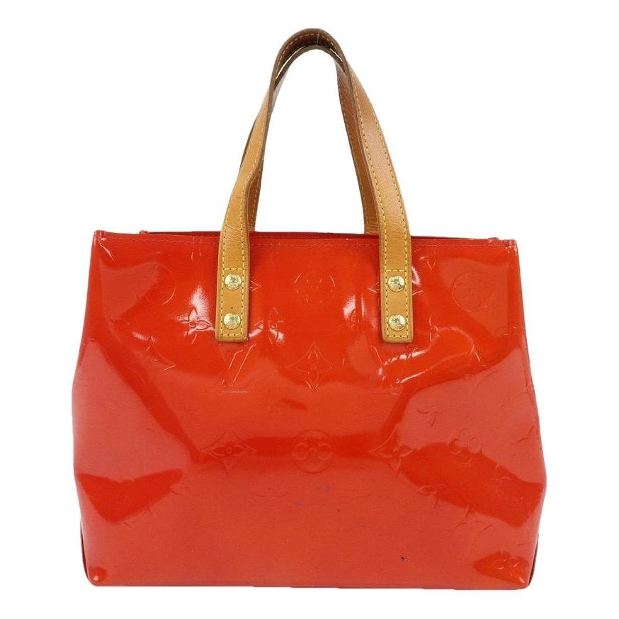 Patent leather handbag