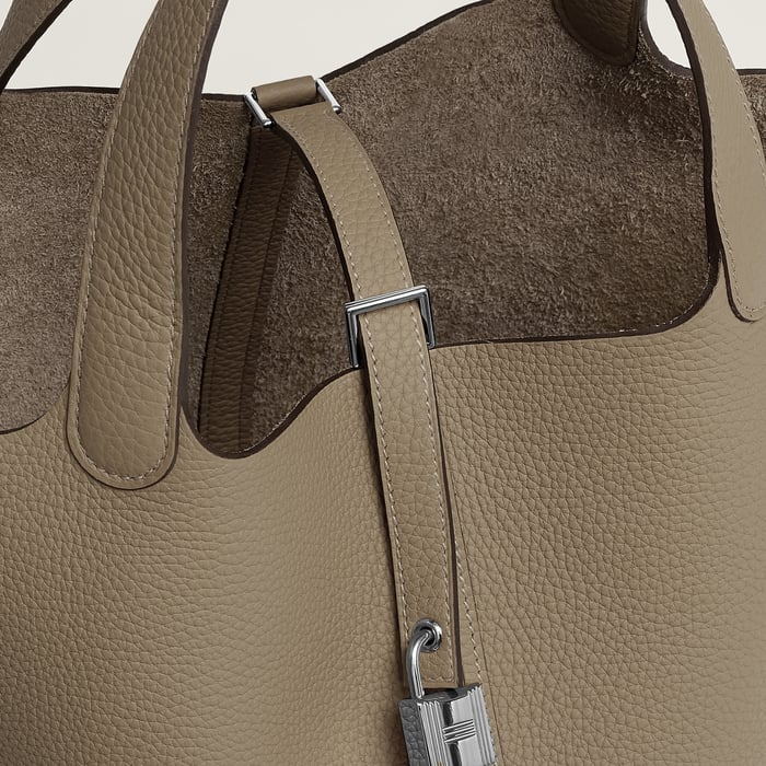 Beige Marfa Picotin Lock 22 Bag