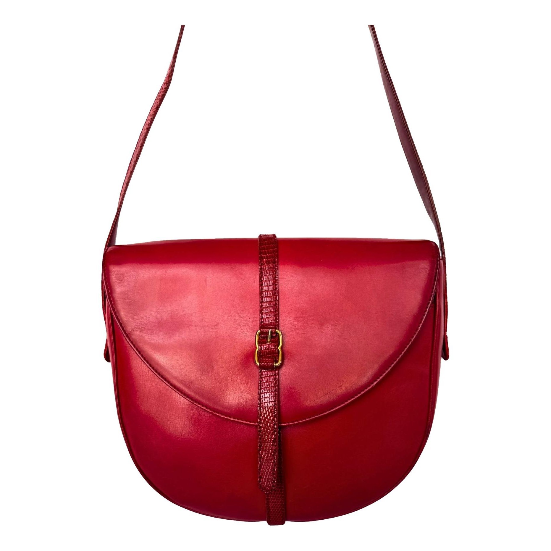 Leather crossbody bag