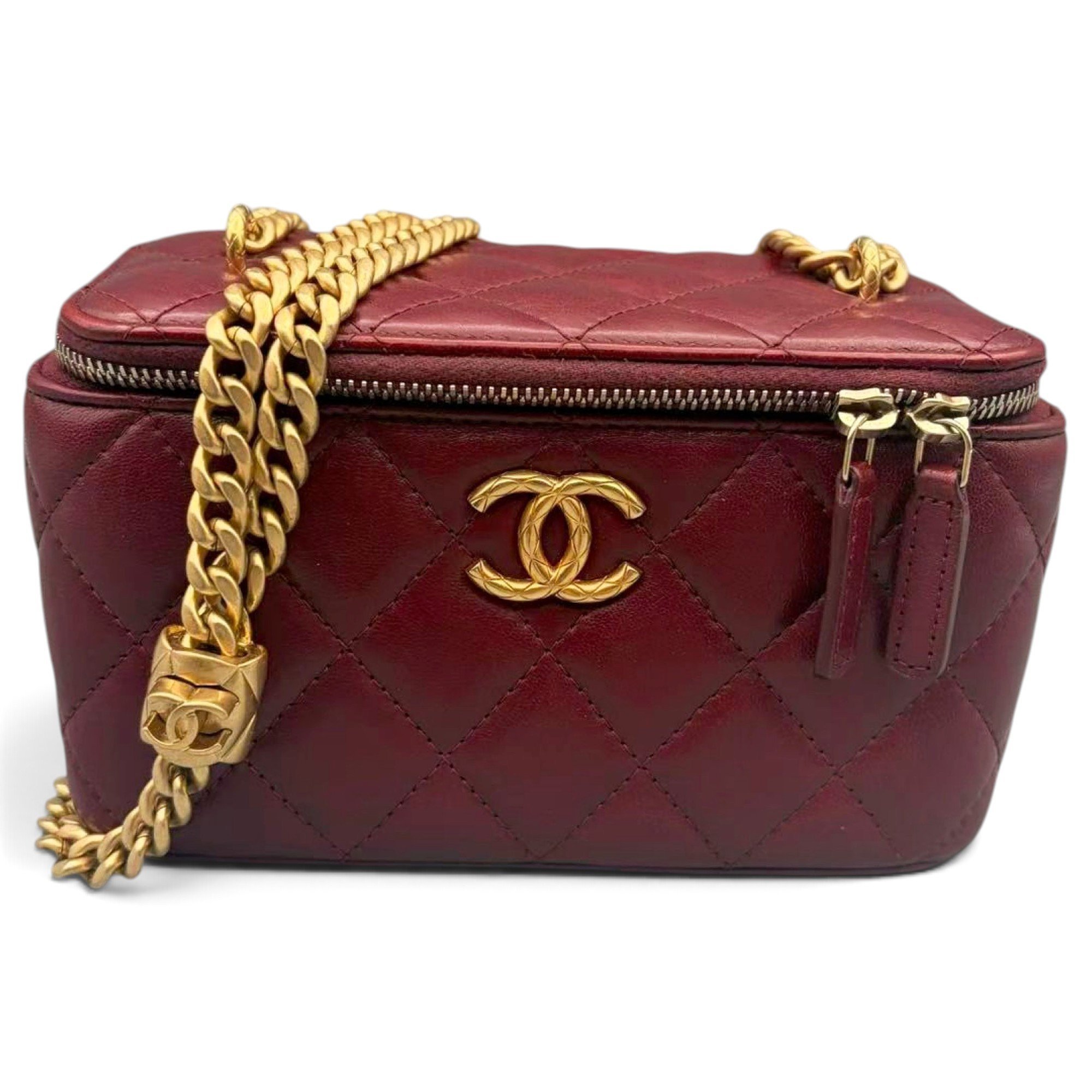Vanity leather bag