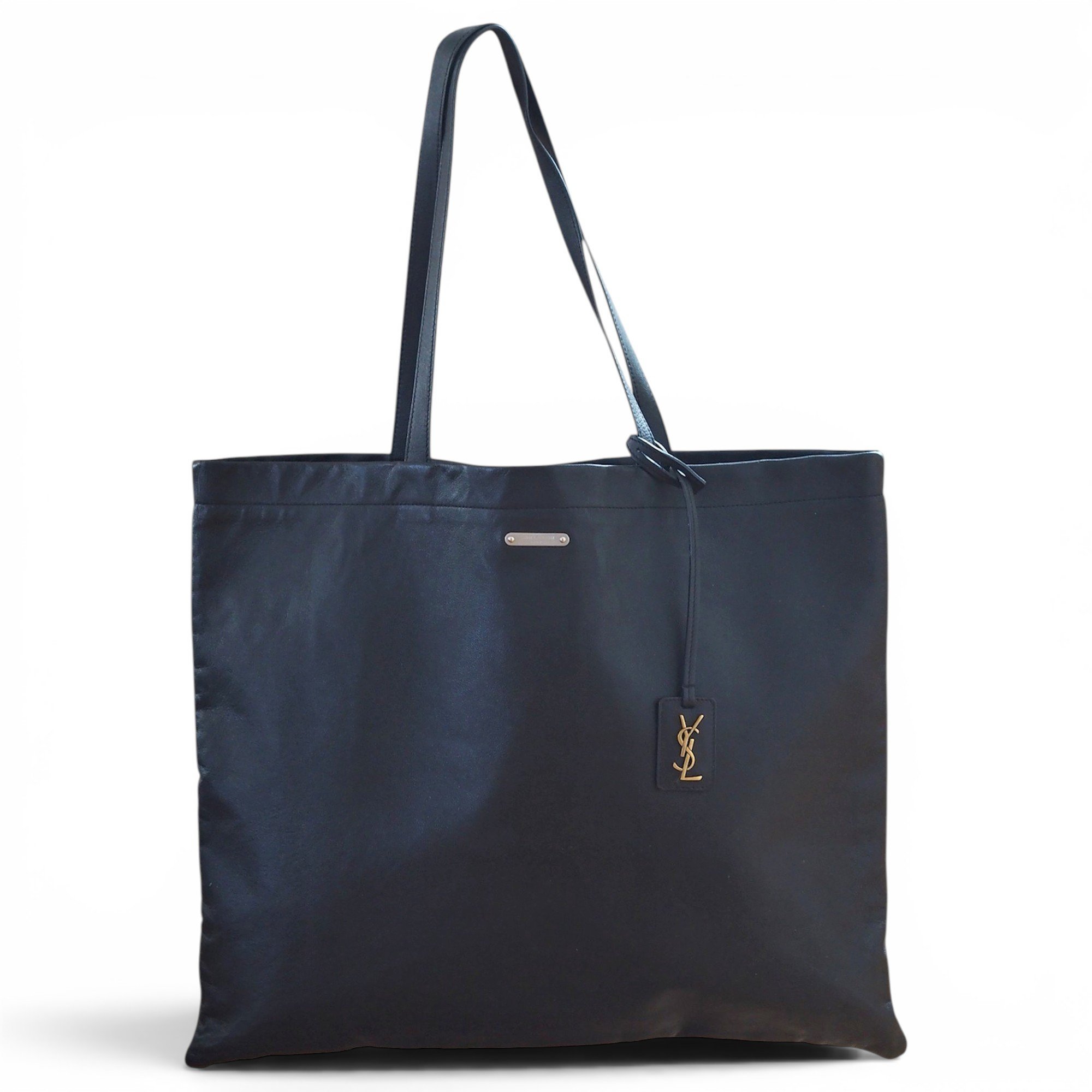 Shopping leather tote