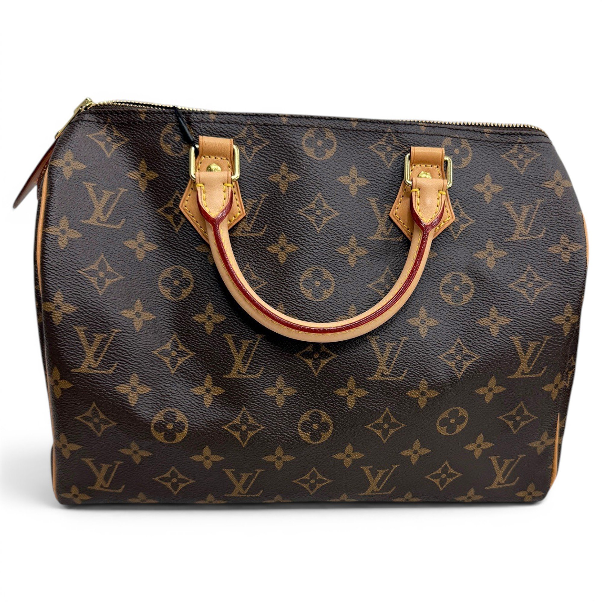 Speedy leather handbag