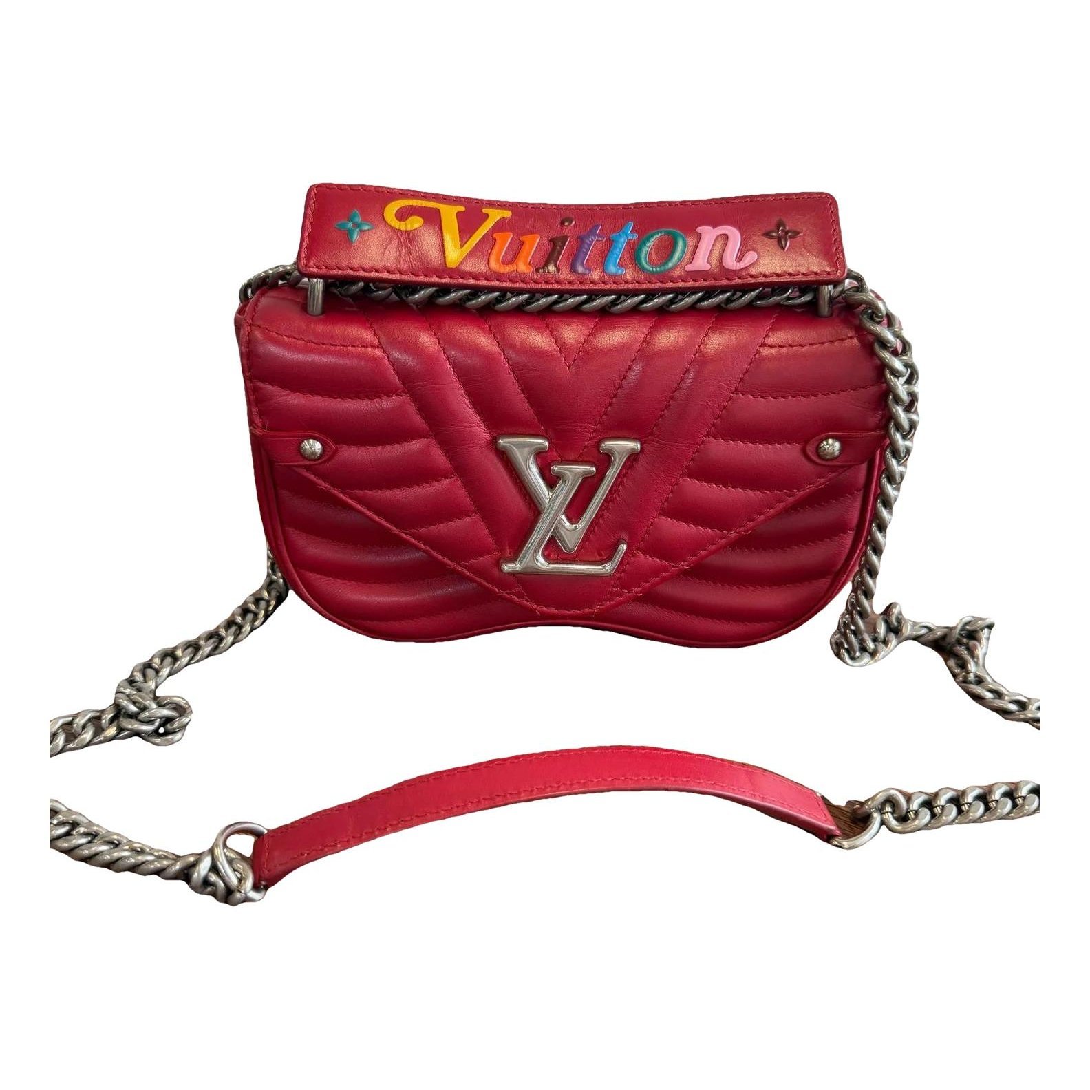 New Wave leather handbag