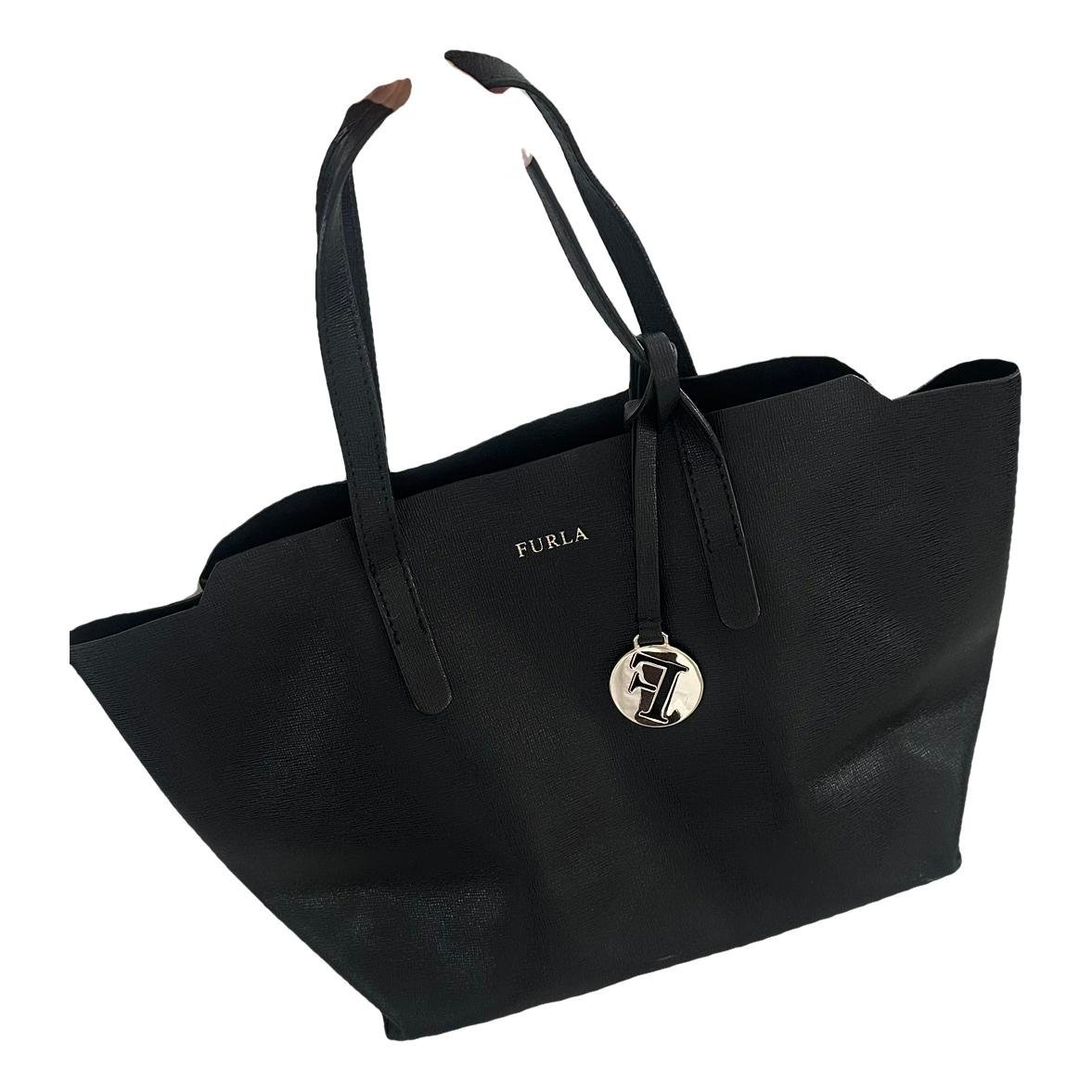 Leather tote
