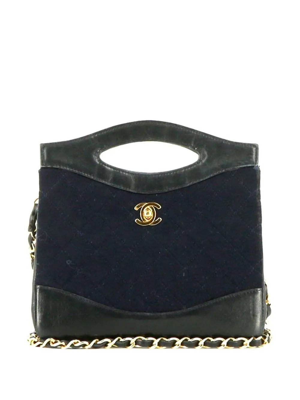 diamond-quilted CC turn-lock 31 two-way bag