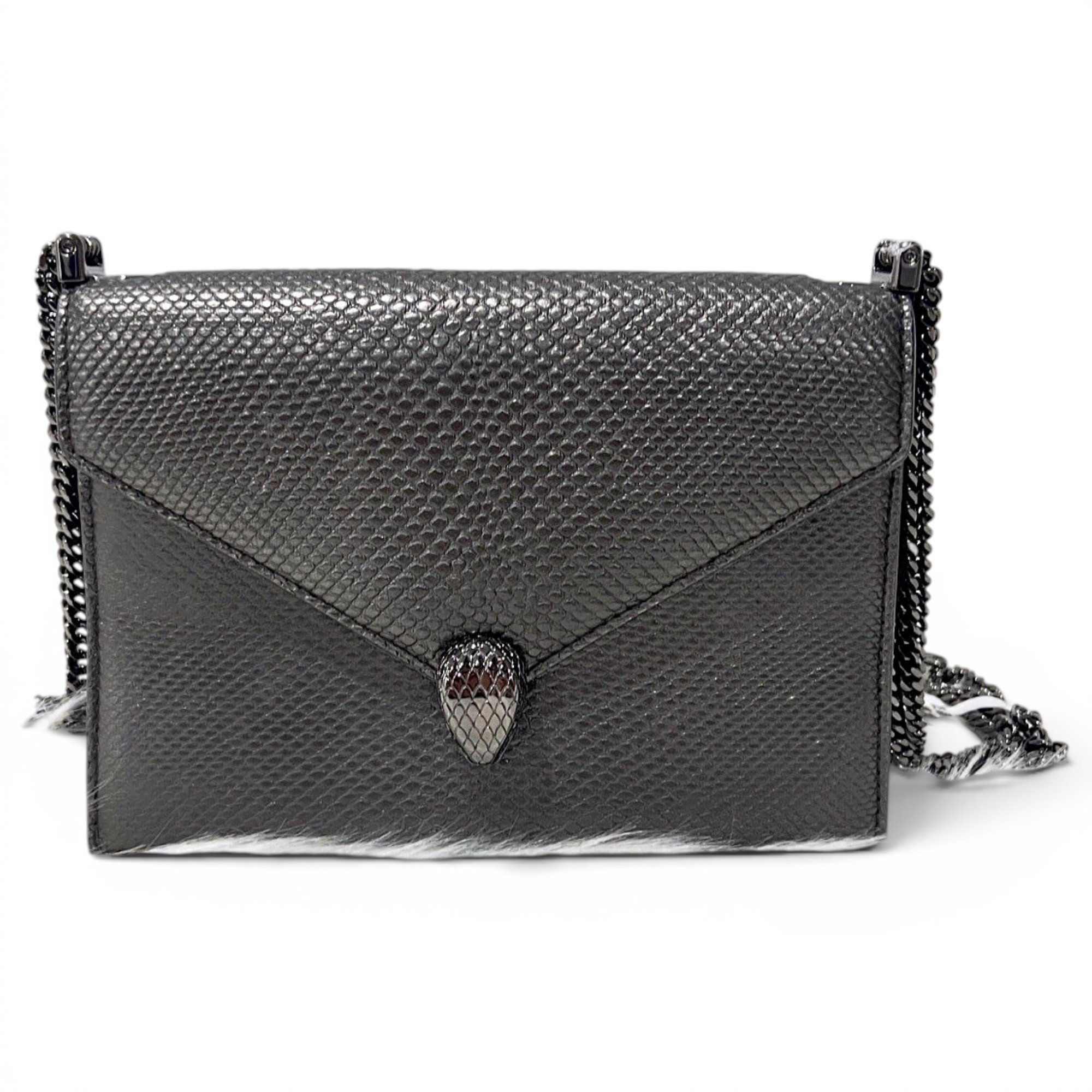 Serpenti leather handbag