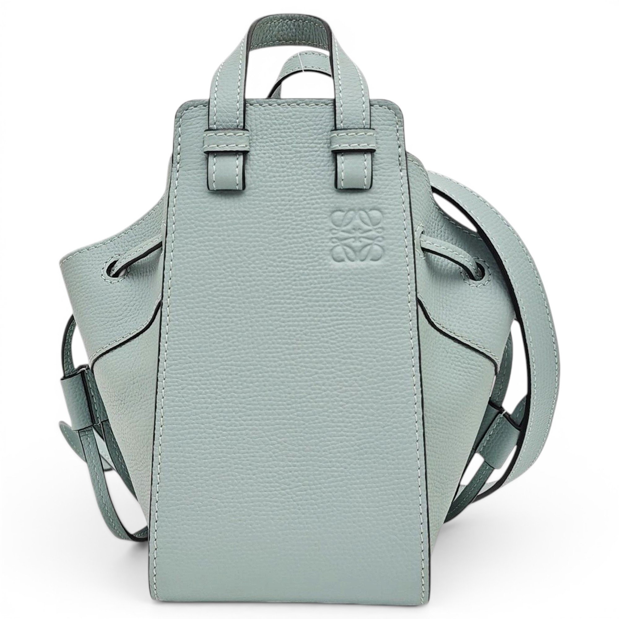 Hammock leather handbag