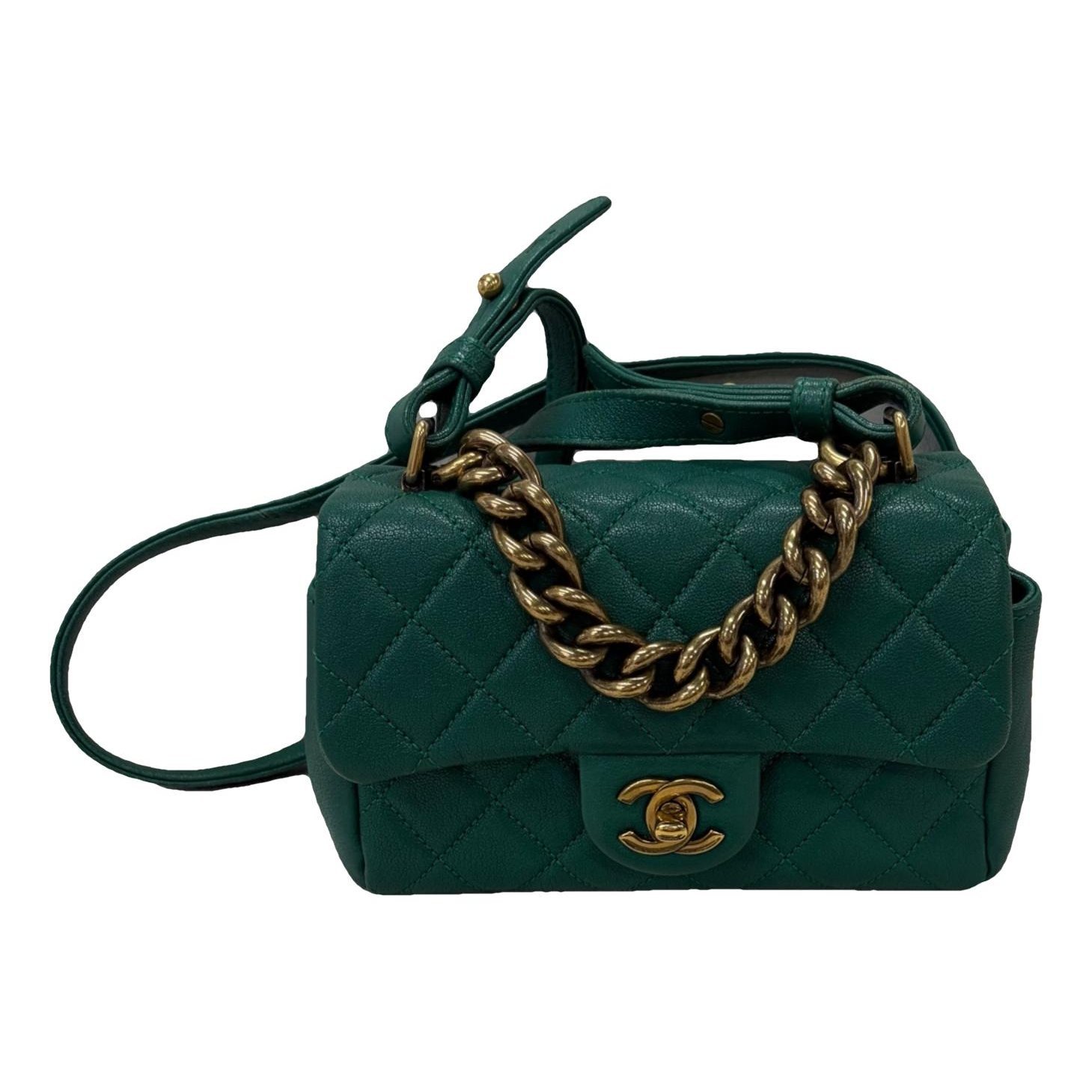 Leather handbag