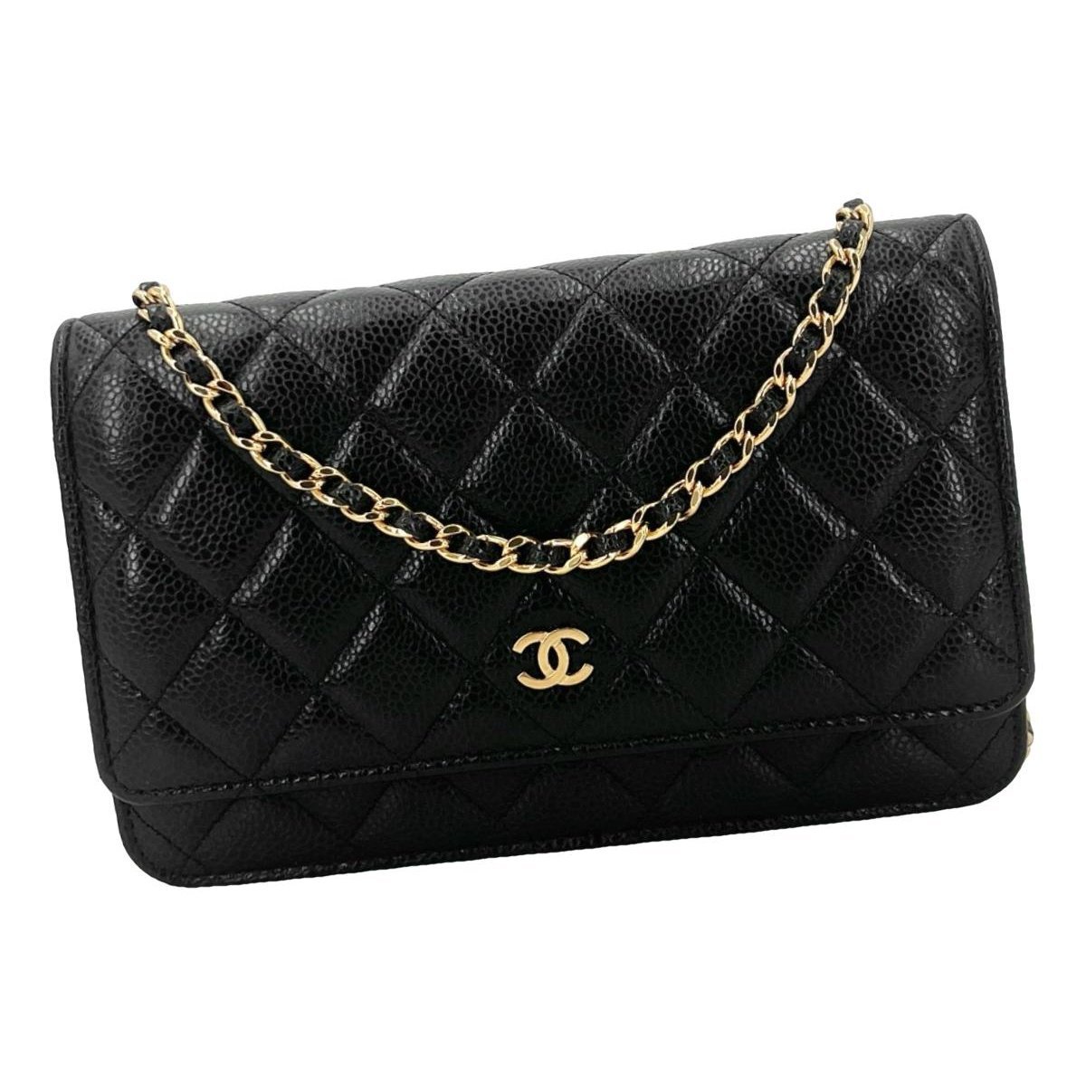 Wallet On Chain Timeless/Classique leather handbag