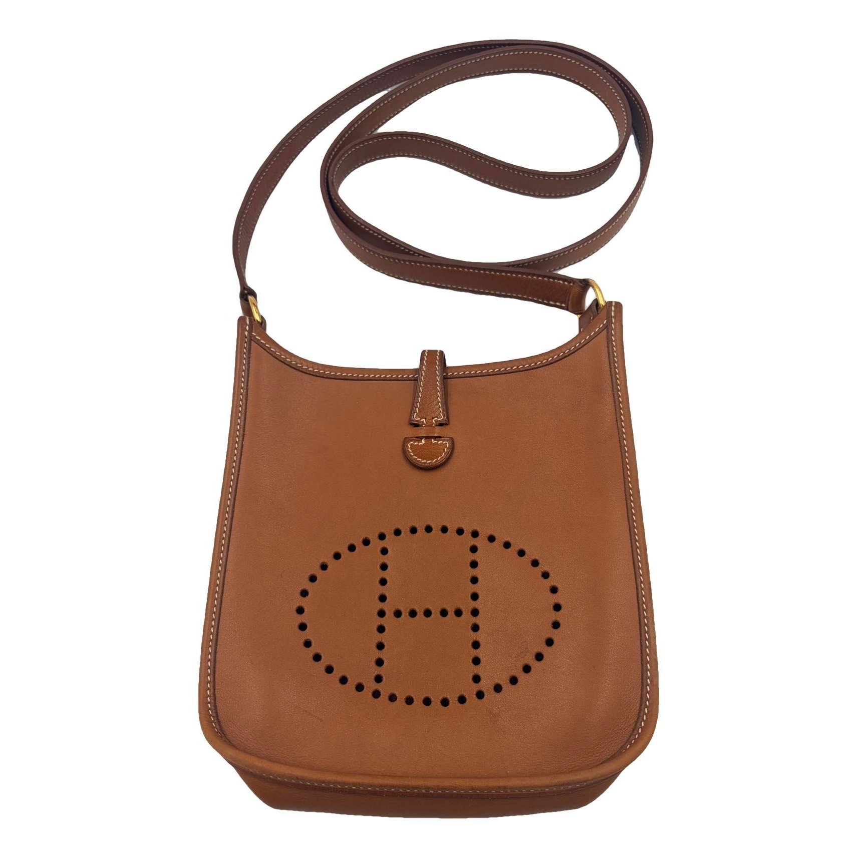 Evelyne leather crossbody bag
