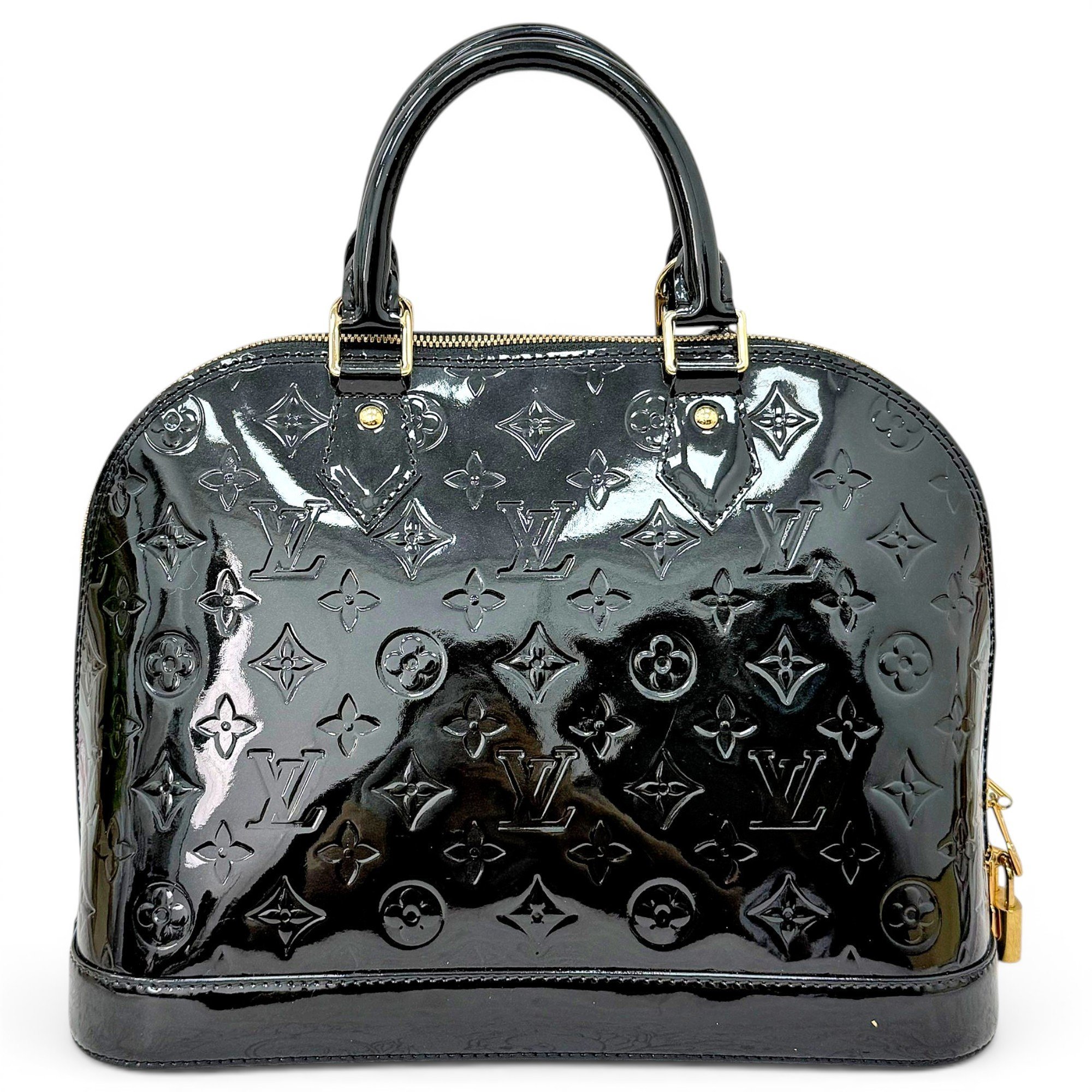 Alma patent leather handbag