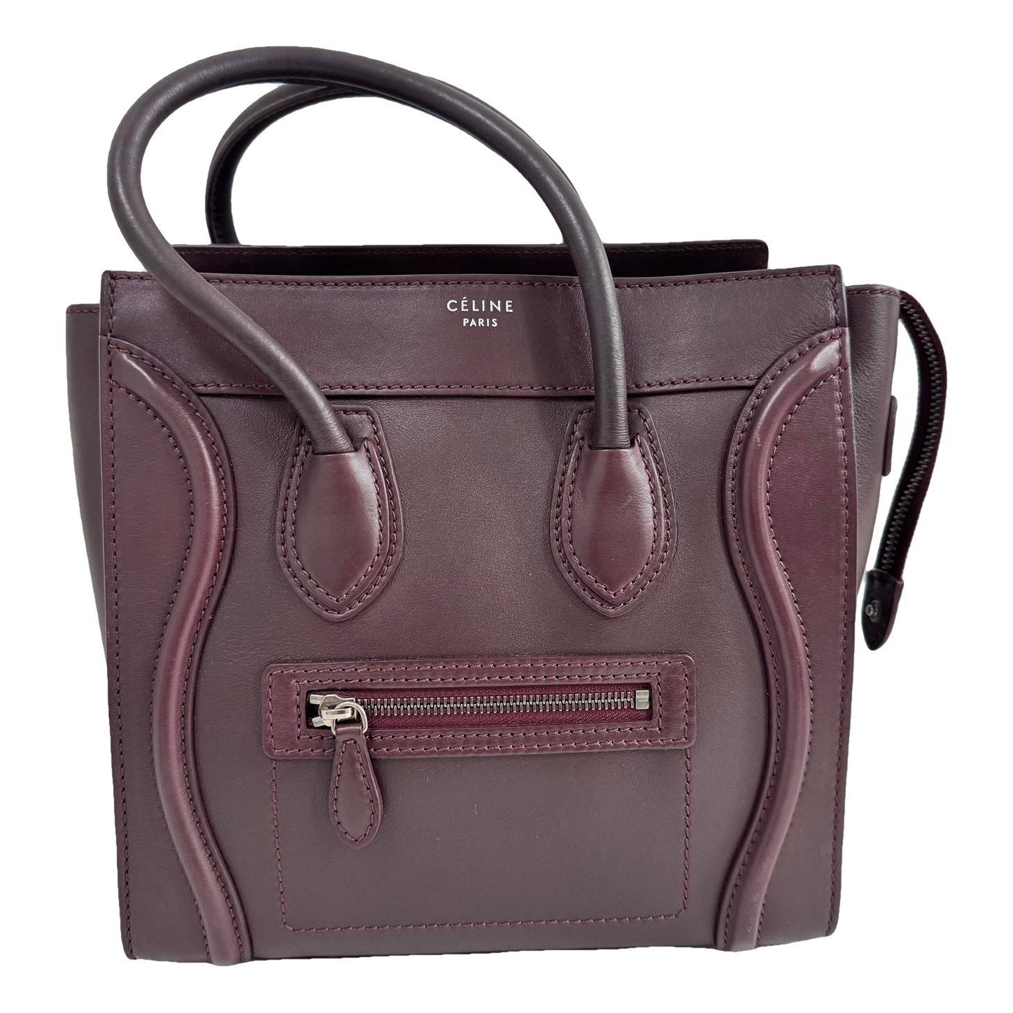 Luggage leather handbag