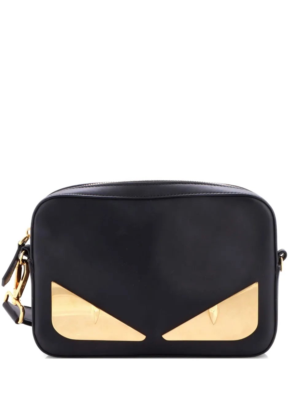 Fendi Monster Camera Messenger Bag Leather Small crossbody bag