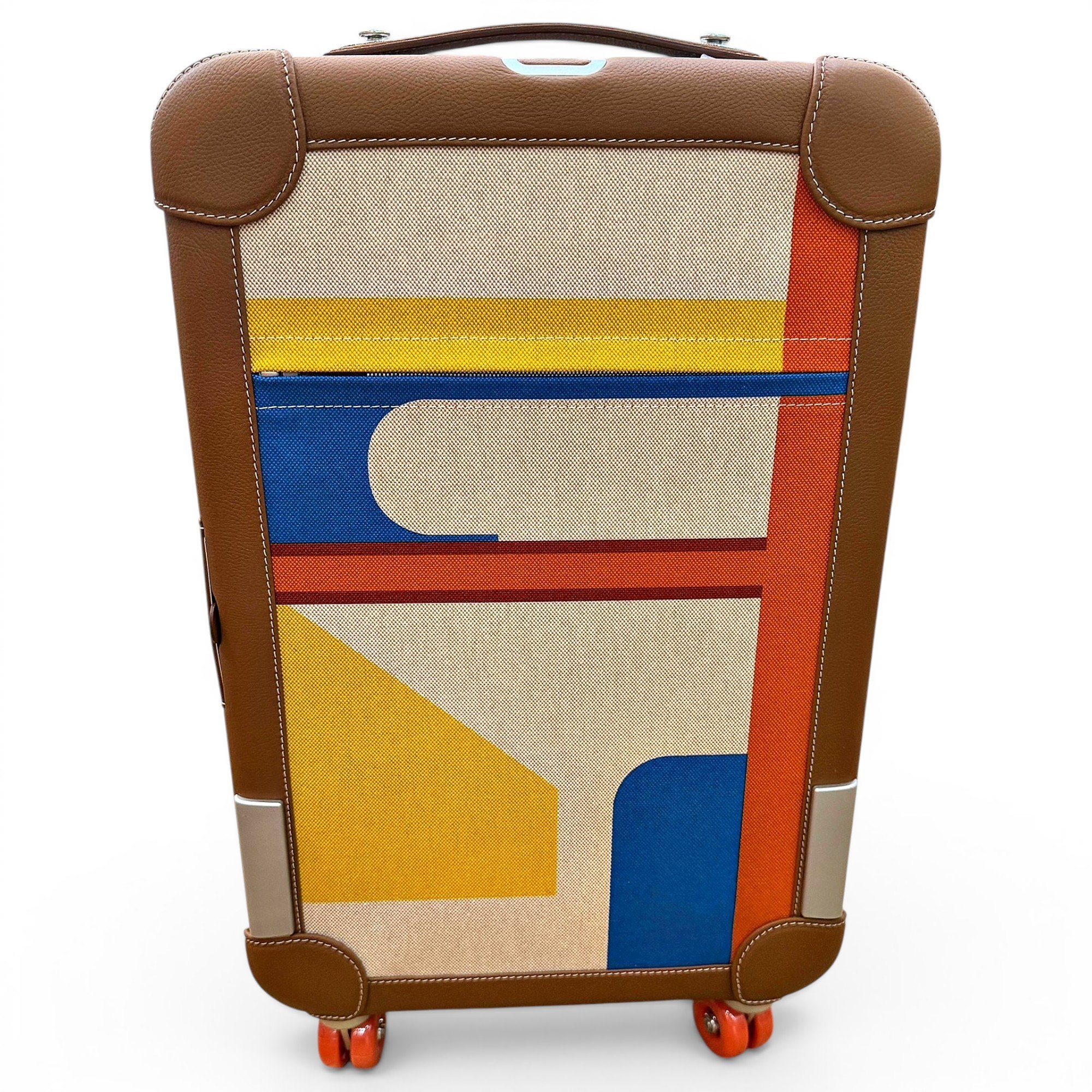 Leather travel bag