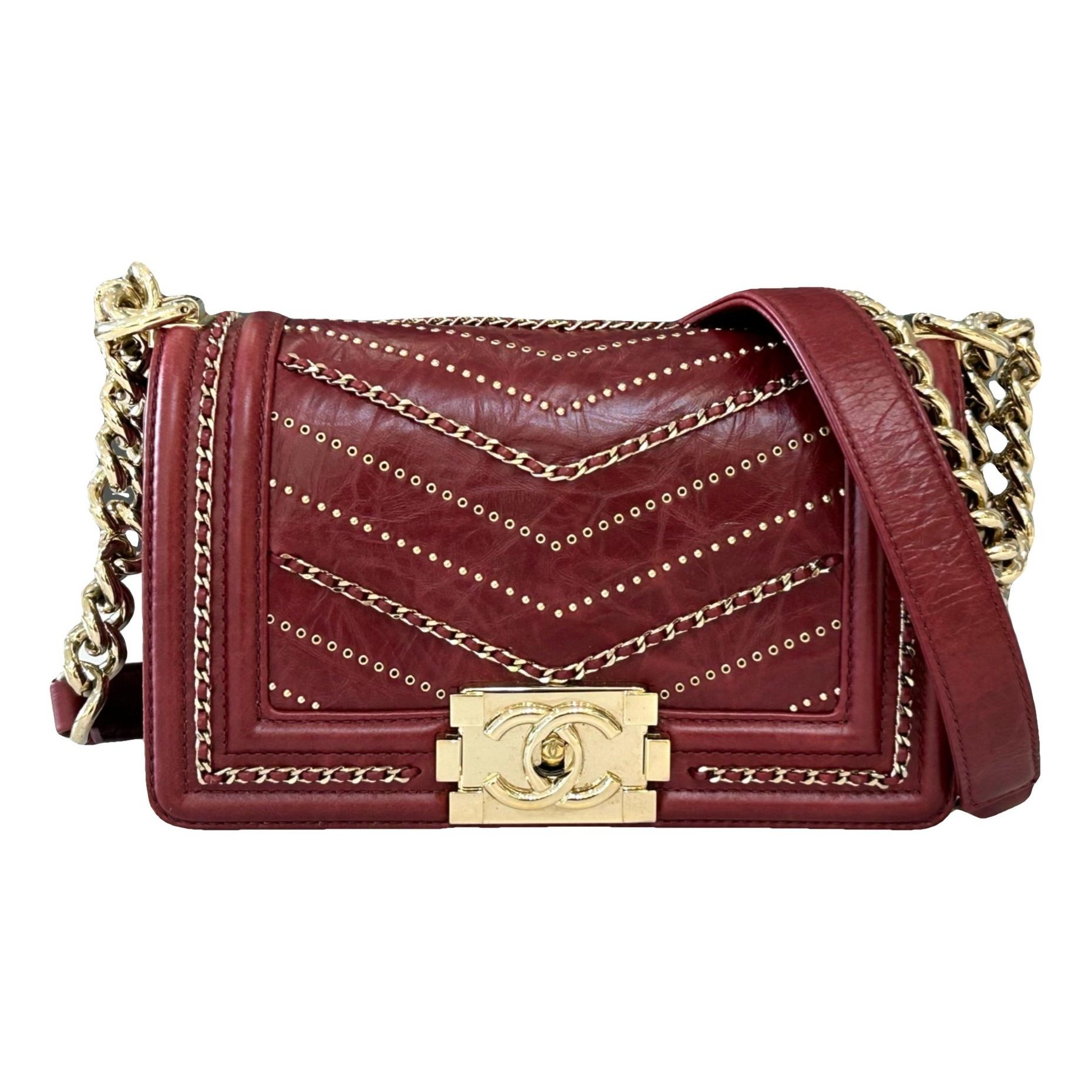 Boy leather handbag