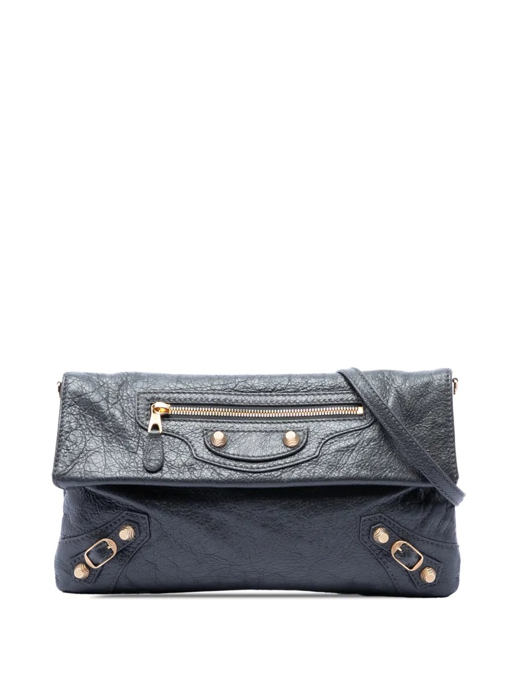 Balenciaga 2015 Lambskin Motocross Giant 12 Envelope Clutch With Strap crossbody bag