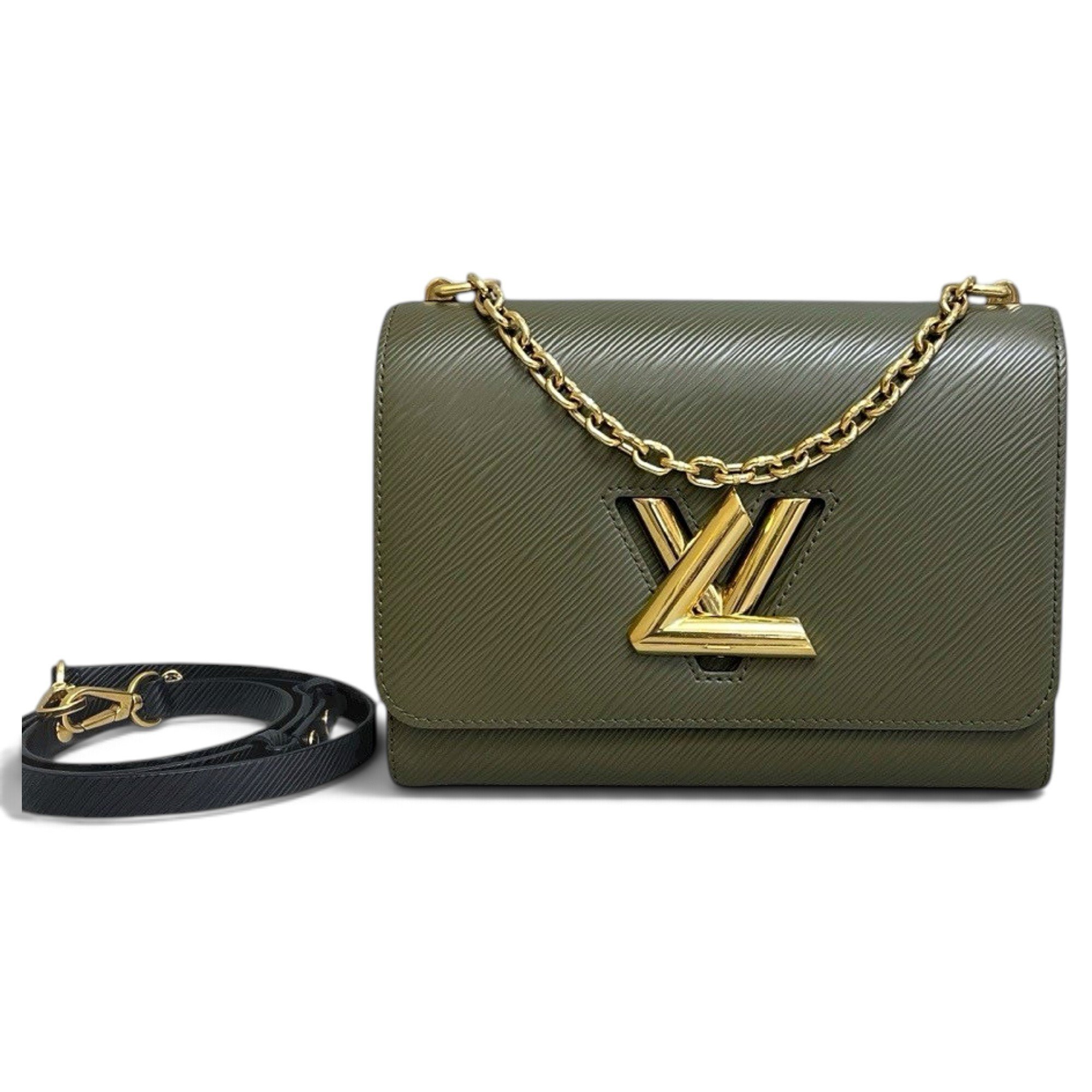 Twist leather handbag