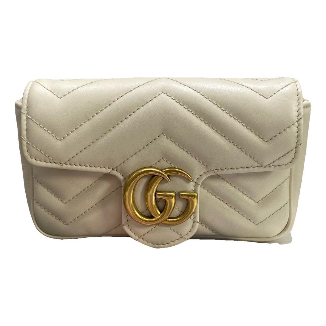 GG Marmont Flap leather crossbody bag