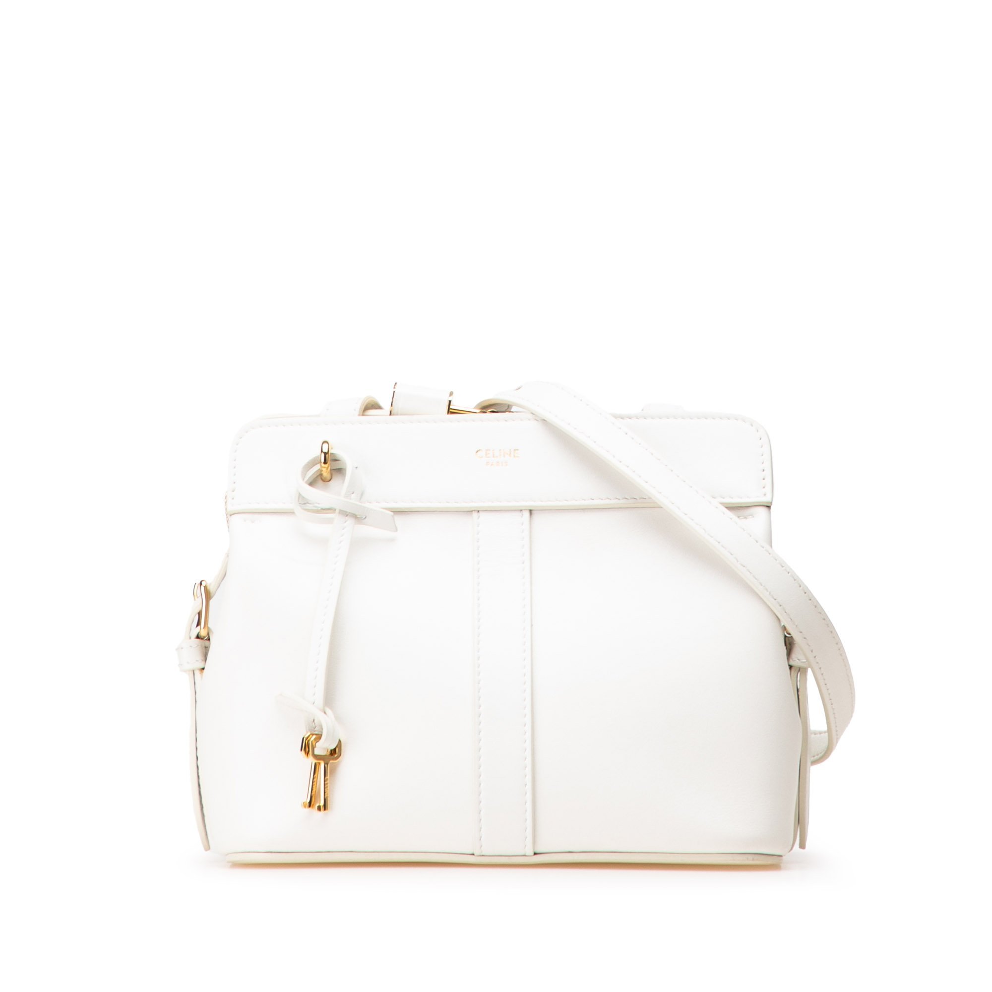 Cabas leather handbag