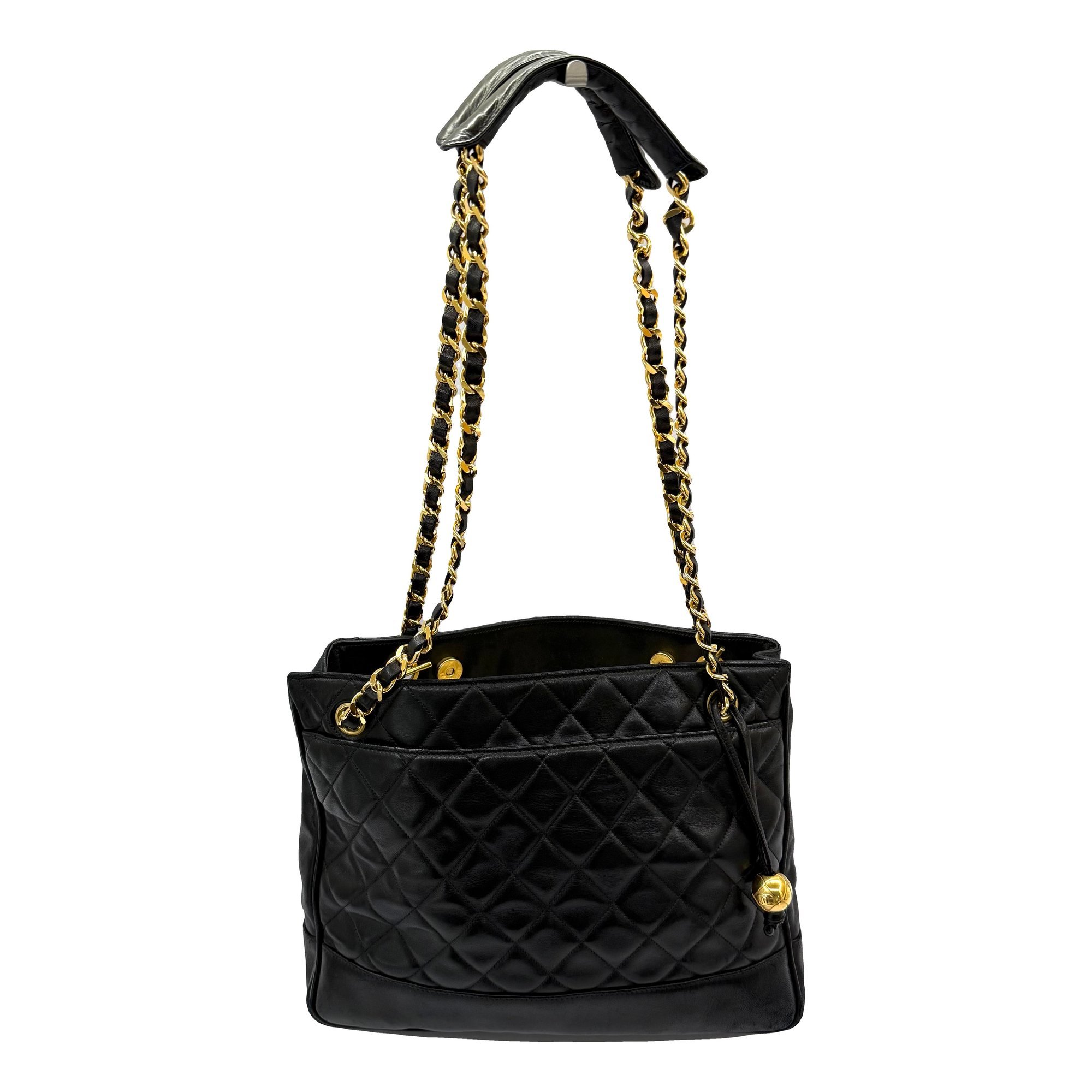 Petite Shopping Tote leather handbag