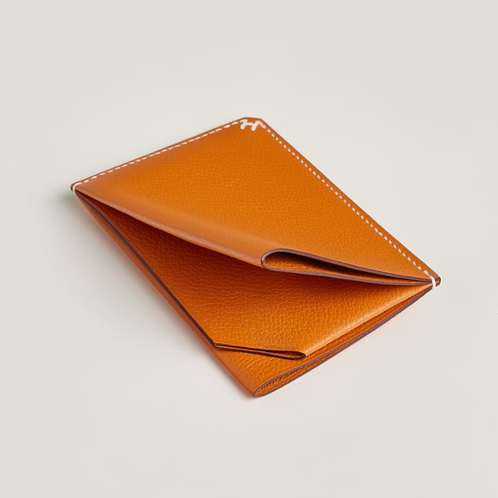 Abricot H Sellier Card Holder