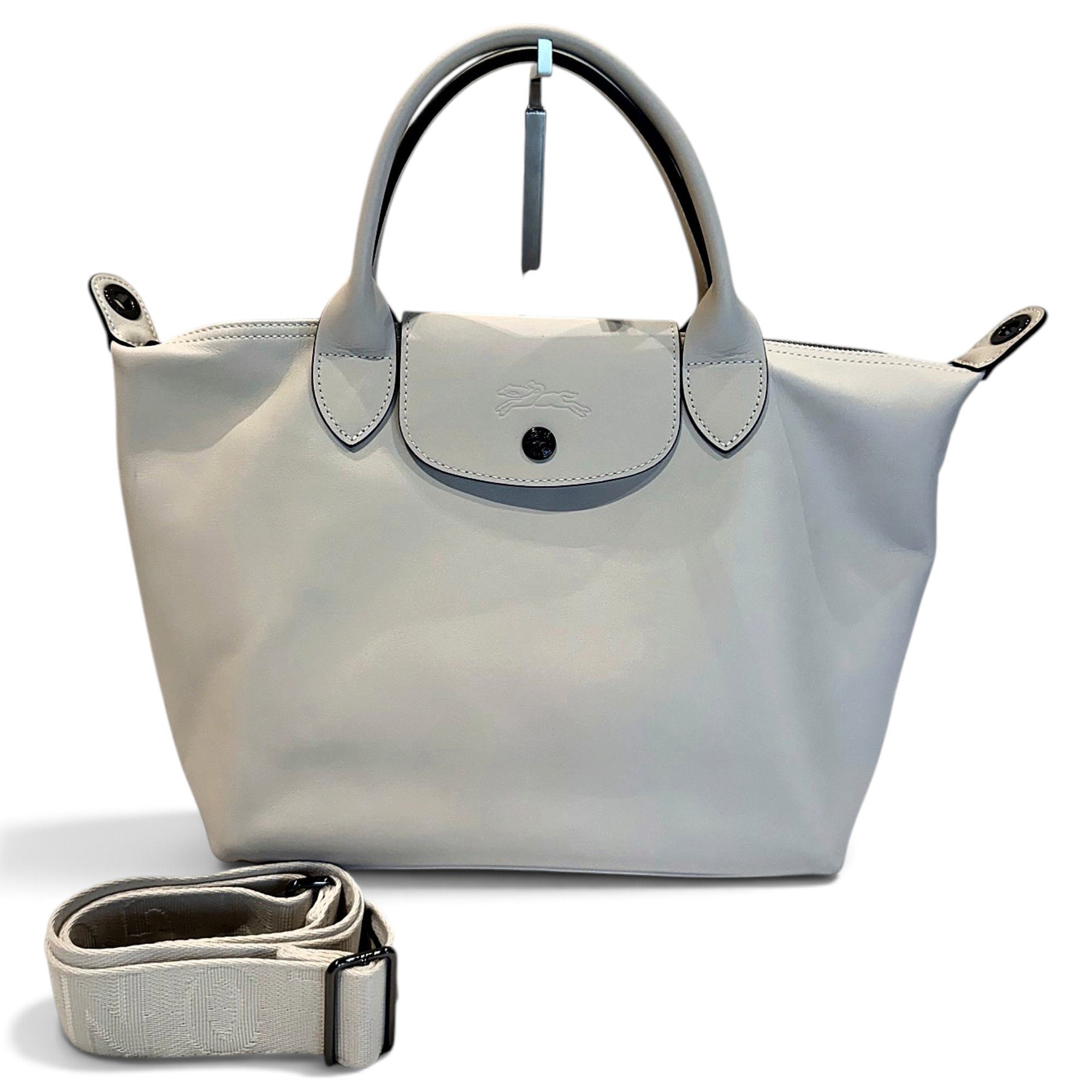 Pliage leather crossbody bag