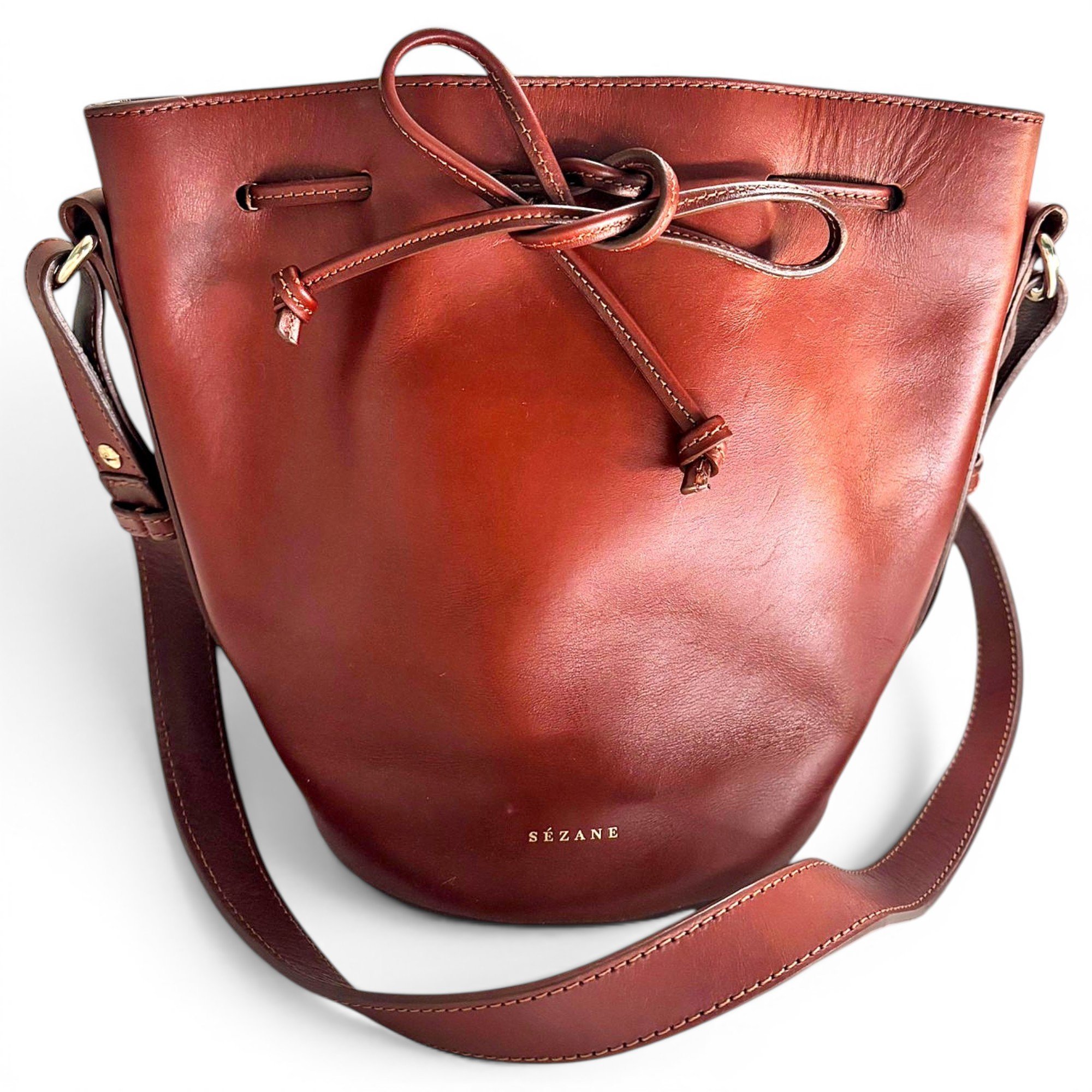 Leather crossbody bag