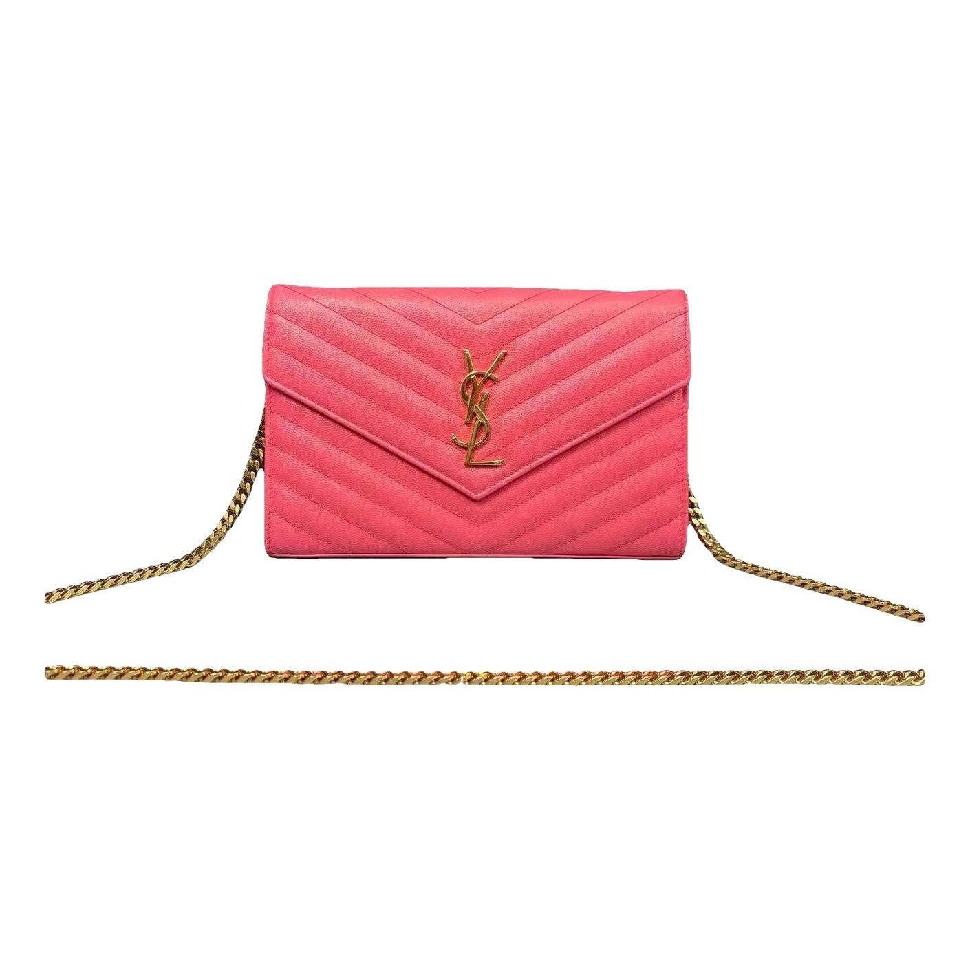 Portefeuille enveloppe leather handbag