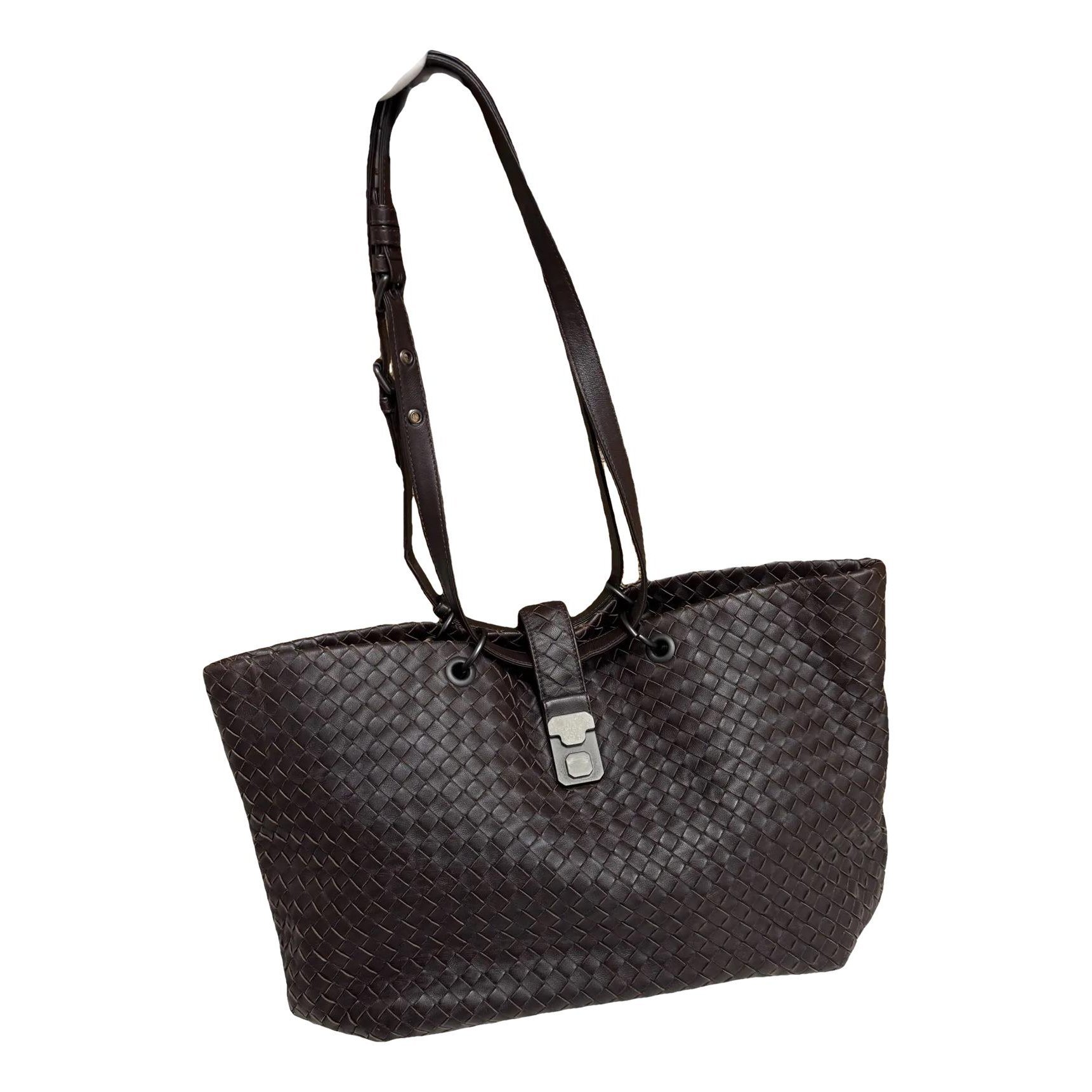 Roma leather tote