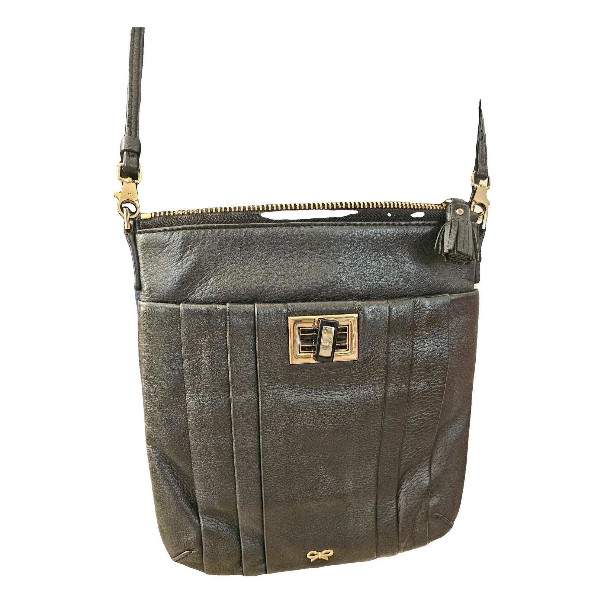 Leather crossbody bag