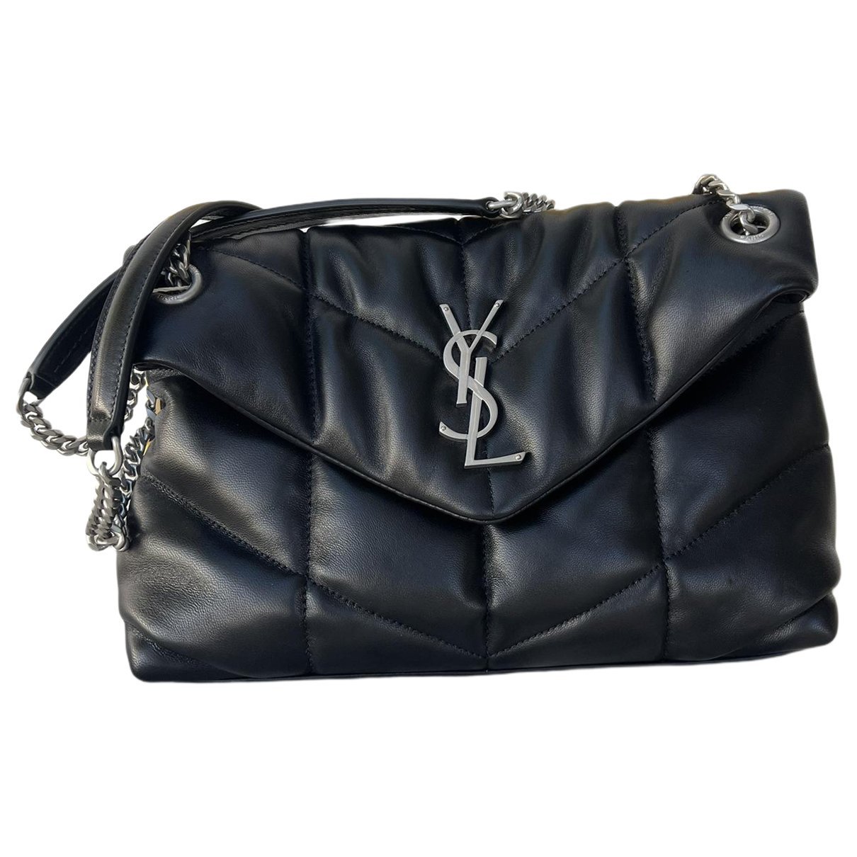 Loulou Puffer leather crossbody bag