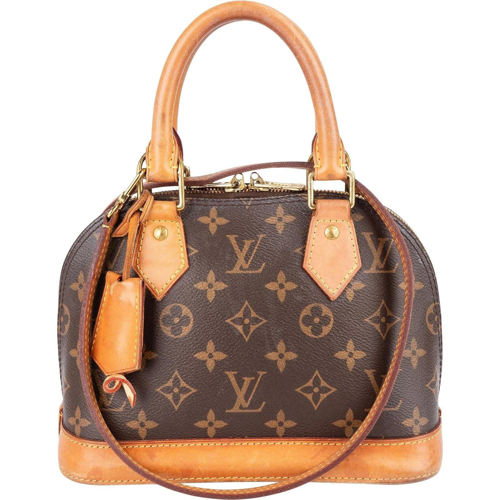 Alma leather handbag
