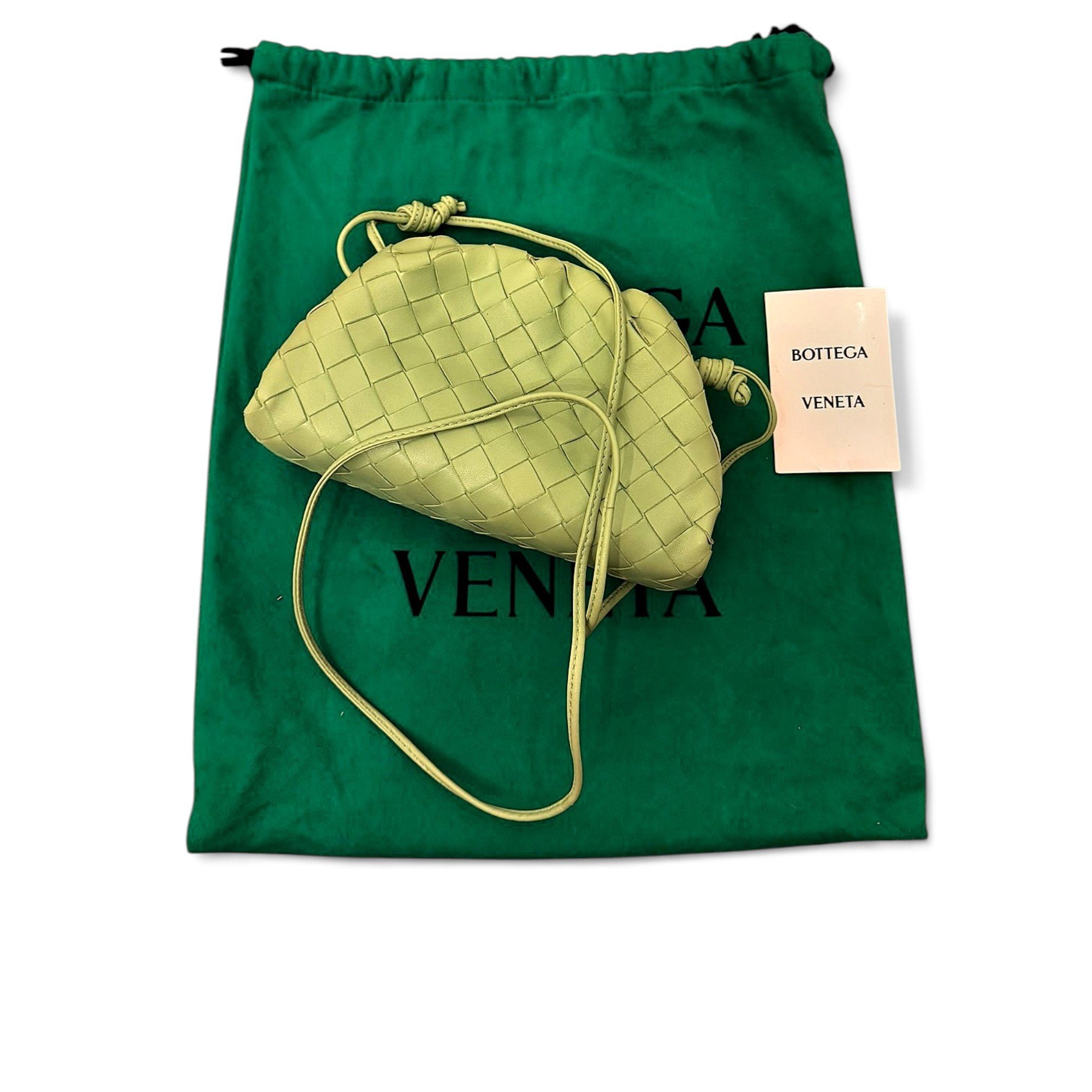 Pouch leather crossbody bag