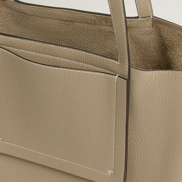 Beige Marfa Hermès Cabasellier 46 Bag