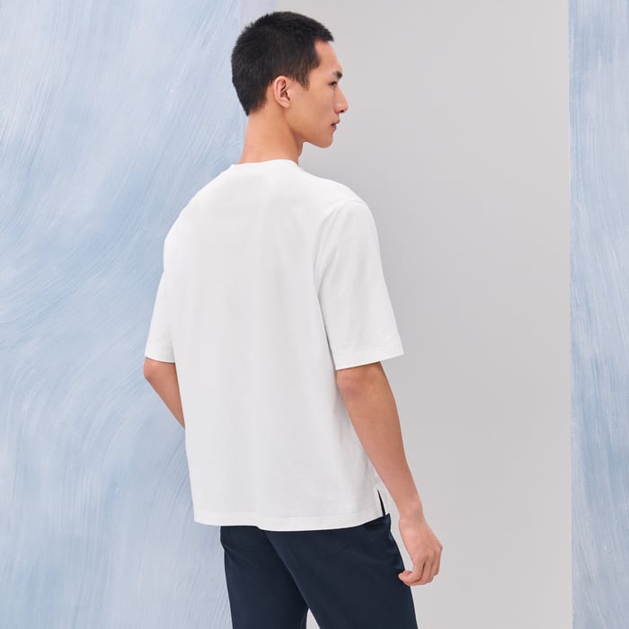 Blanc "Fragments Equestres" T-shirt