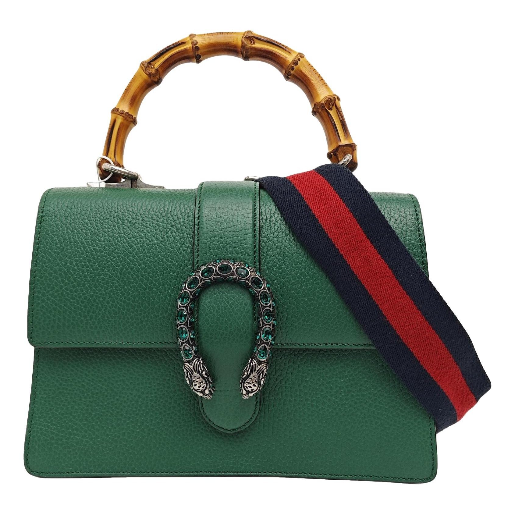 Dionysus Bamboo leather handbag