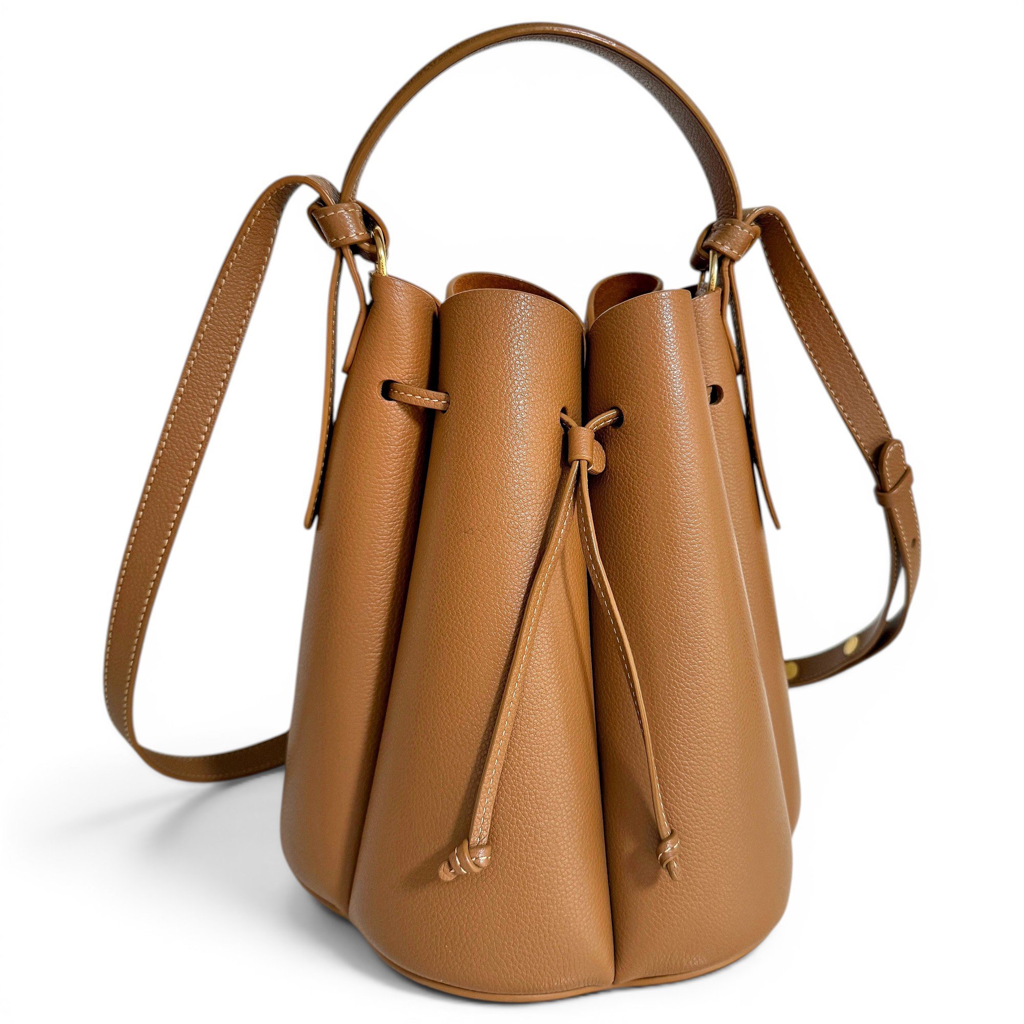 Polene Numéro Huit leather handbag