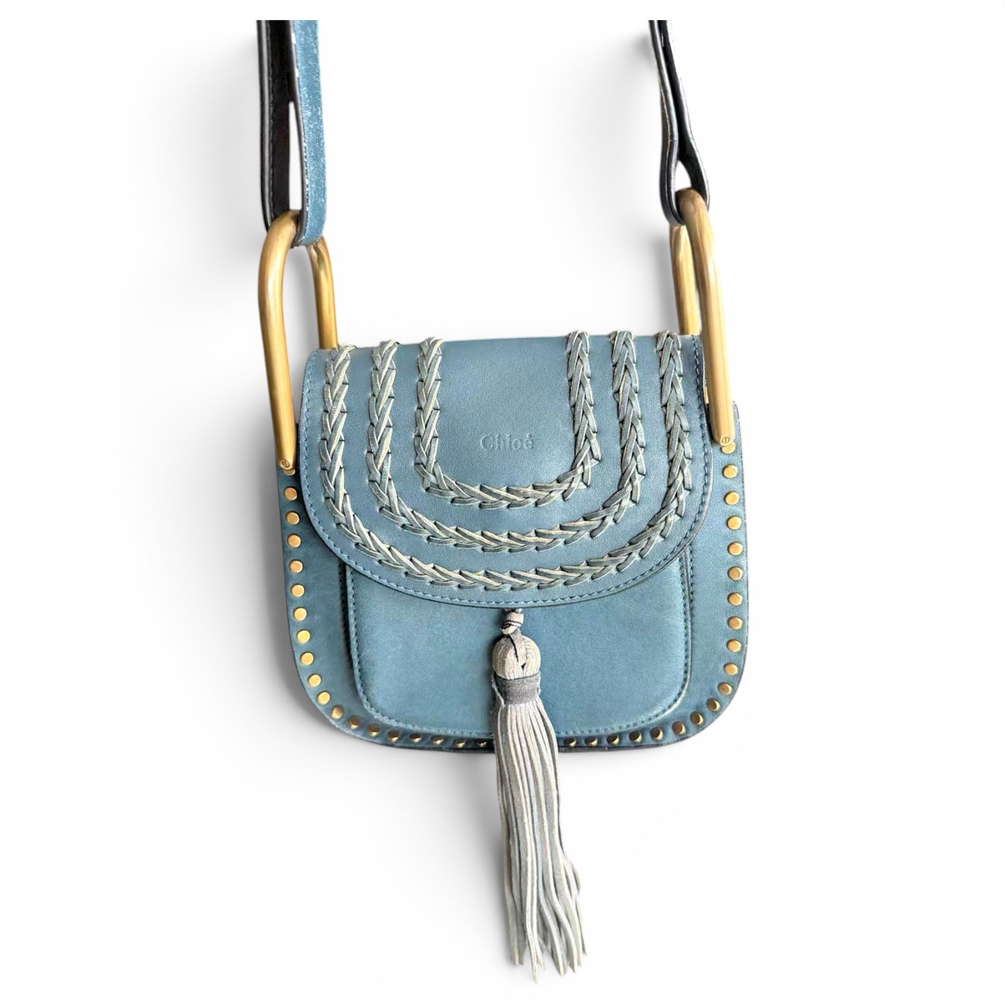 Hudson leather crossbody bag