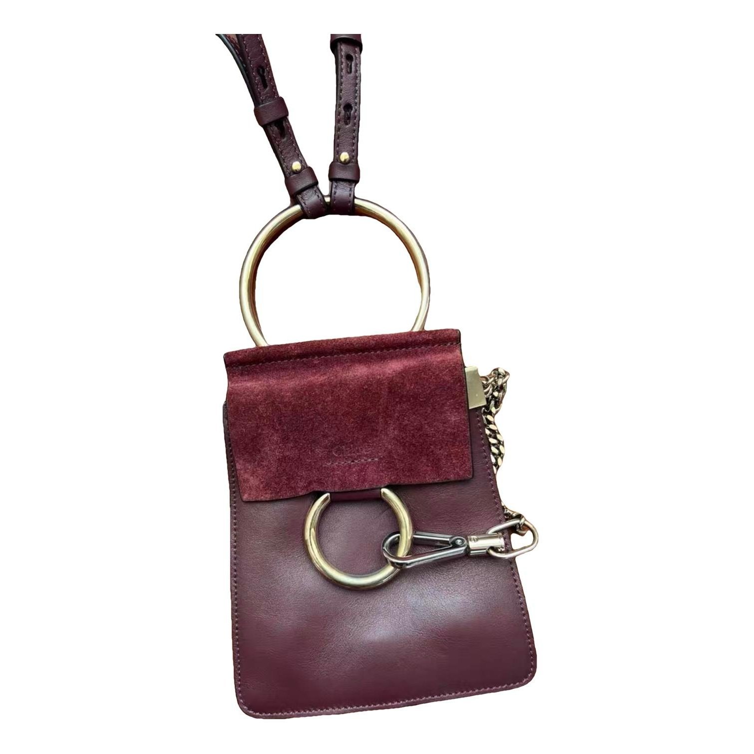 Faye leather handbag