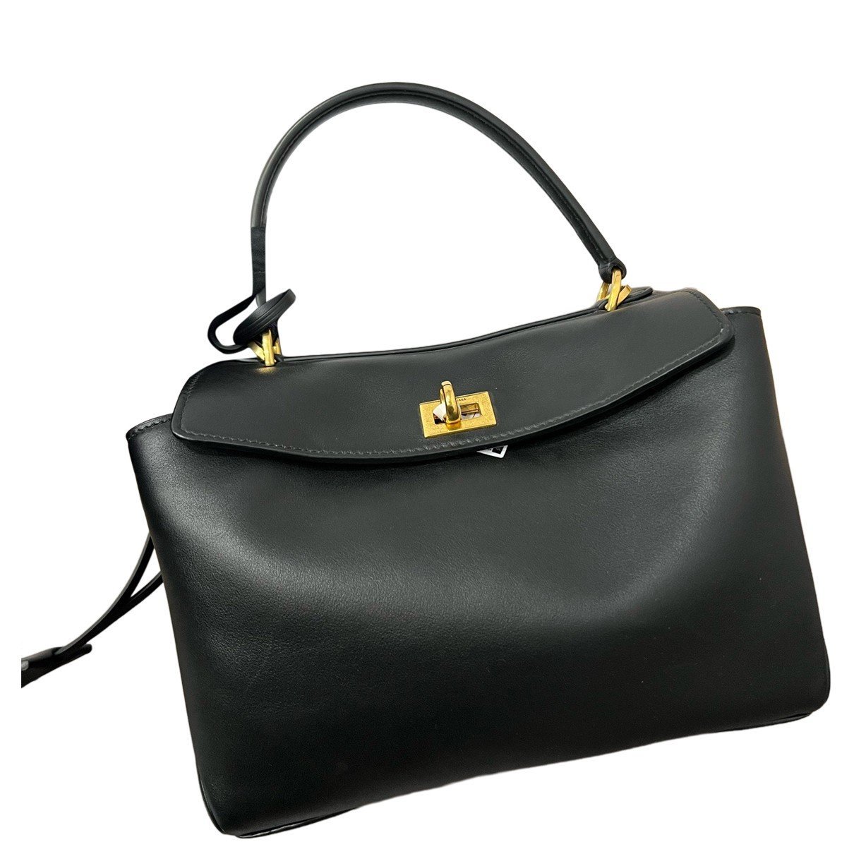 Balenciaga Rodeo leather handbag