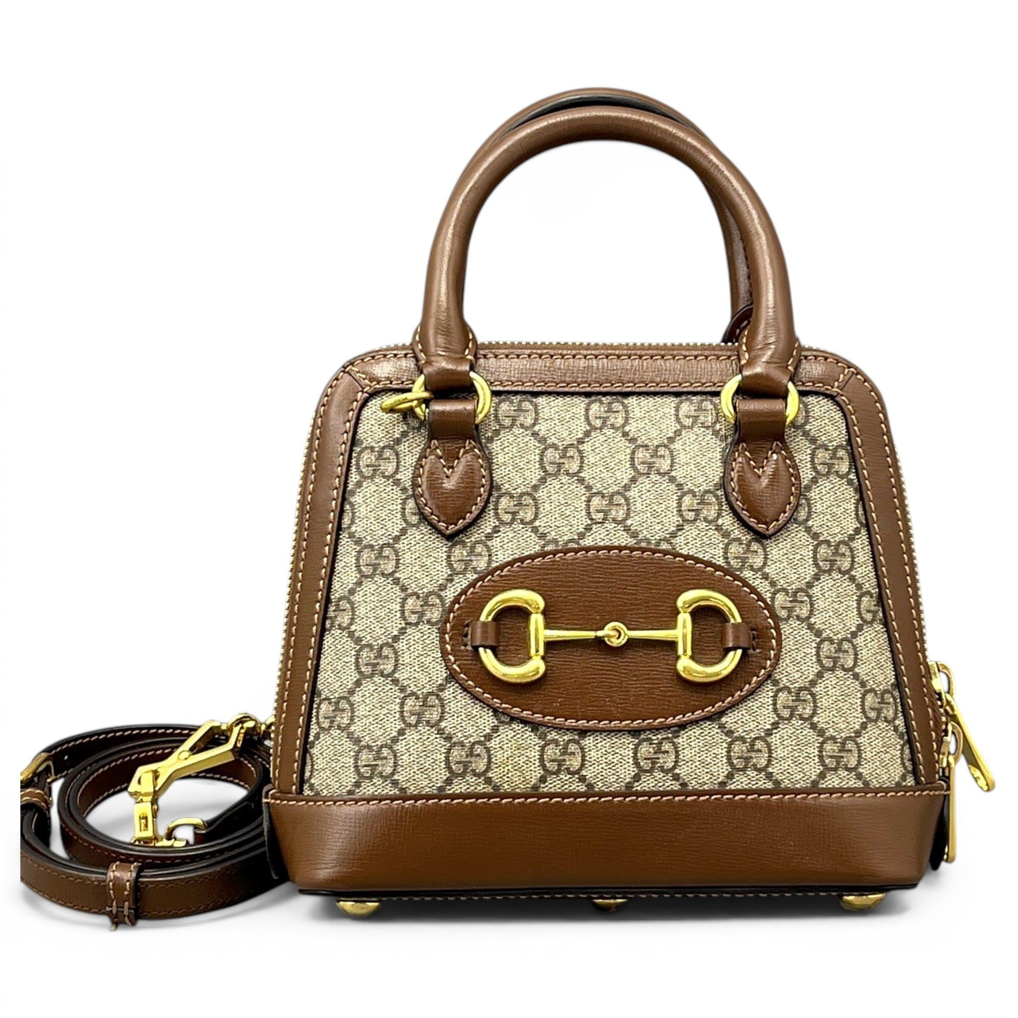 Handle Horsebit 1955 leather handbag