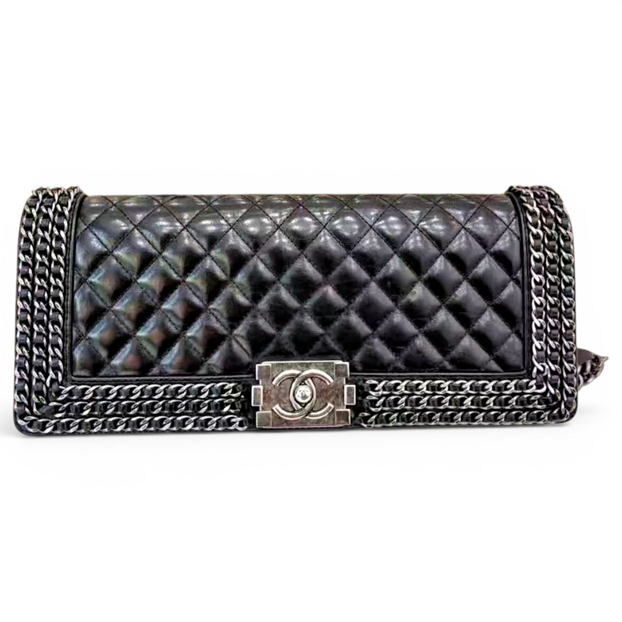 Boy leather crossbody bag