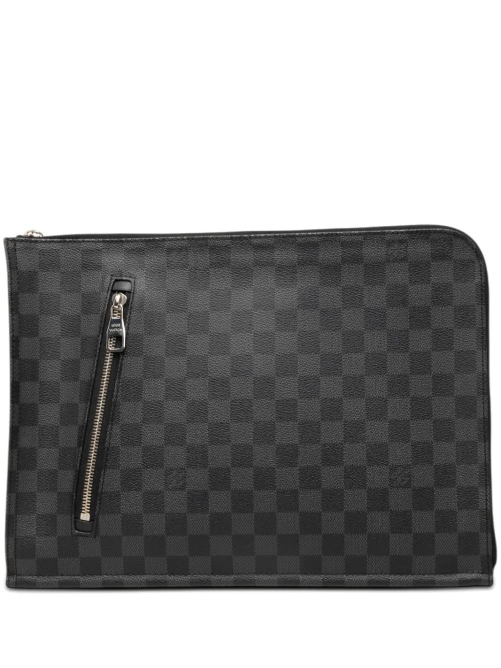 2015 Damier Graphite Poche Documents Portfolio clutch bag