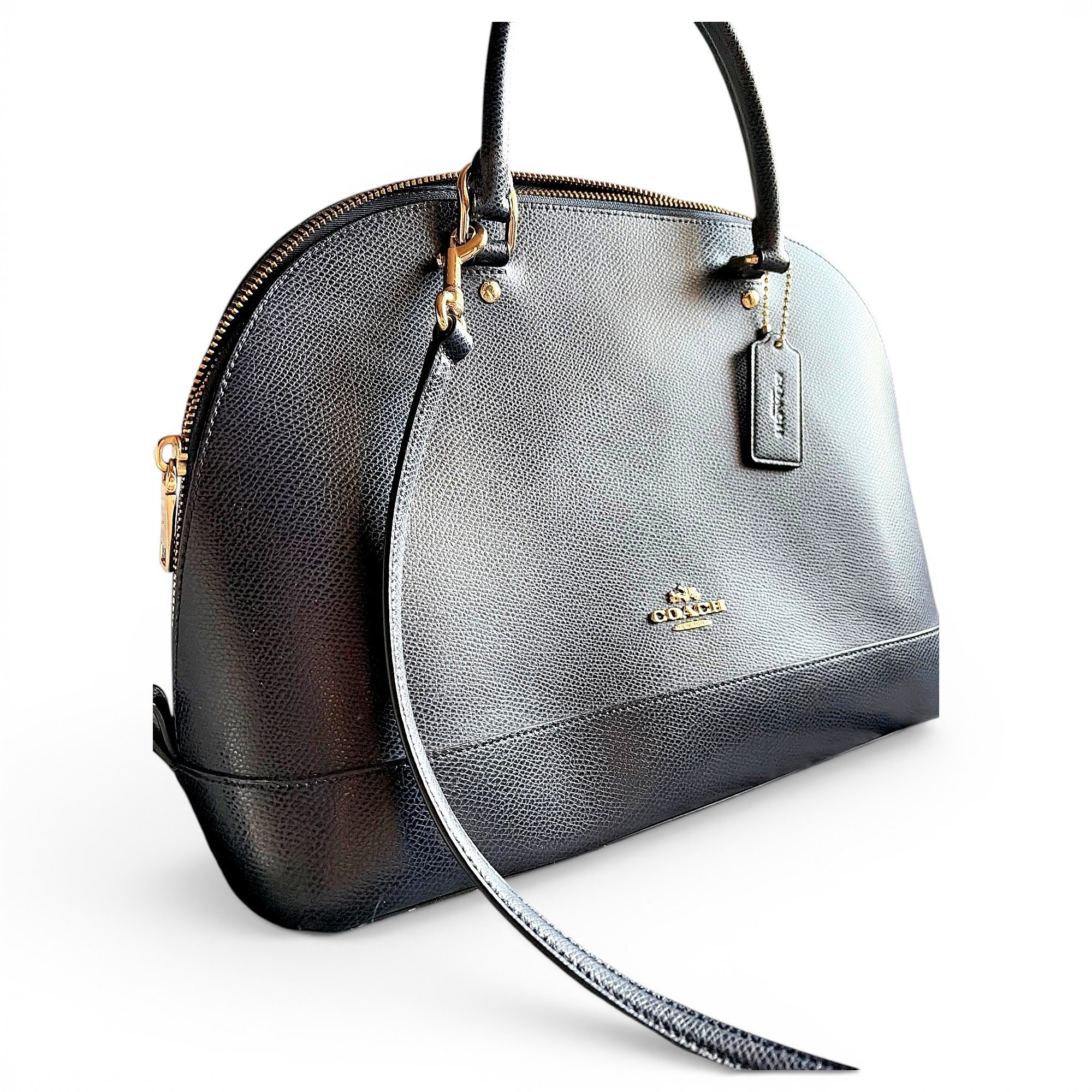 Leather satchel