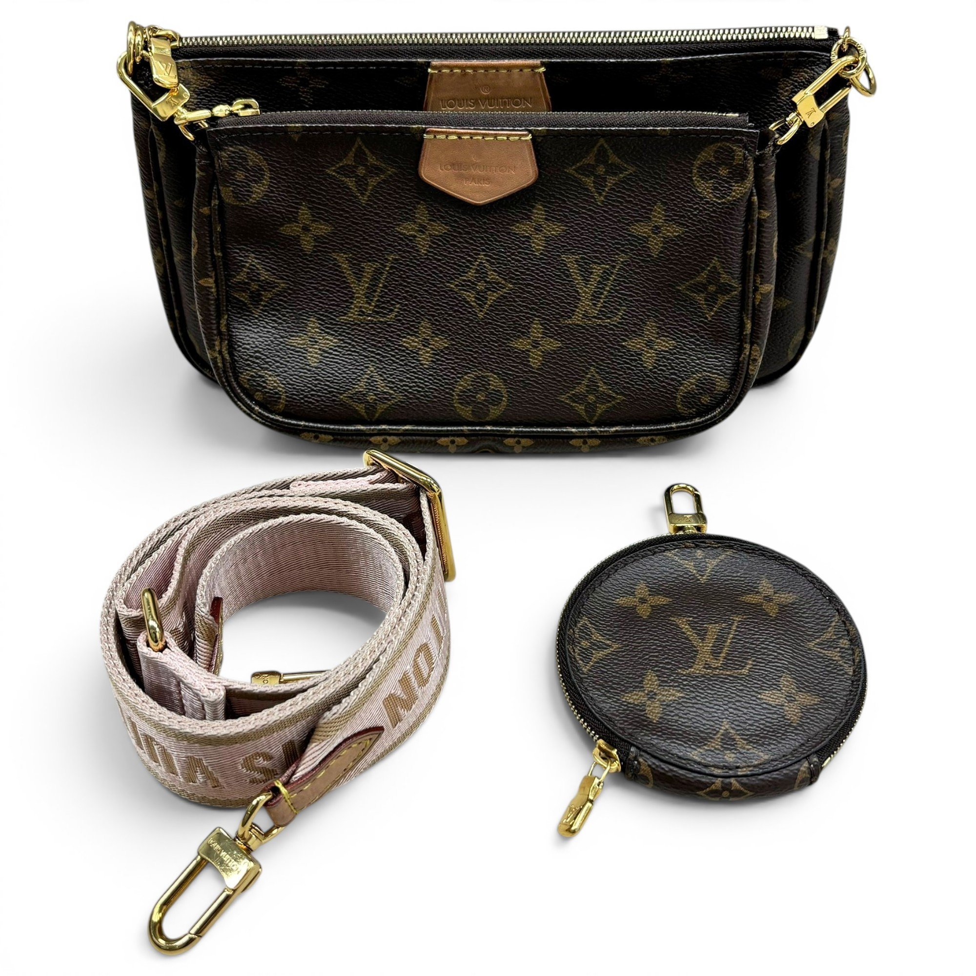 Multi Pochette Accessoires leather handbag