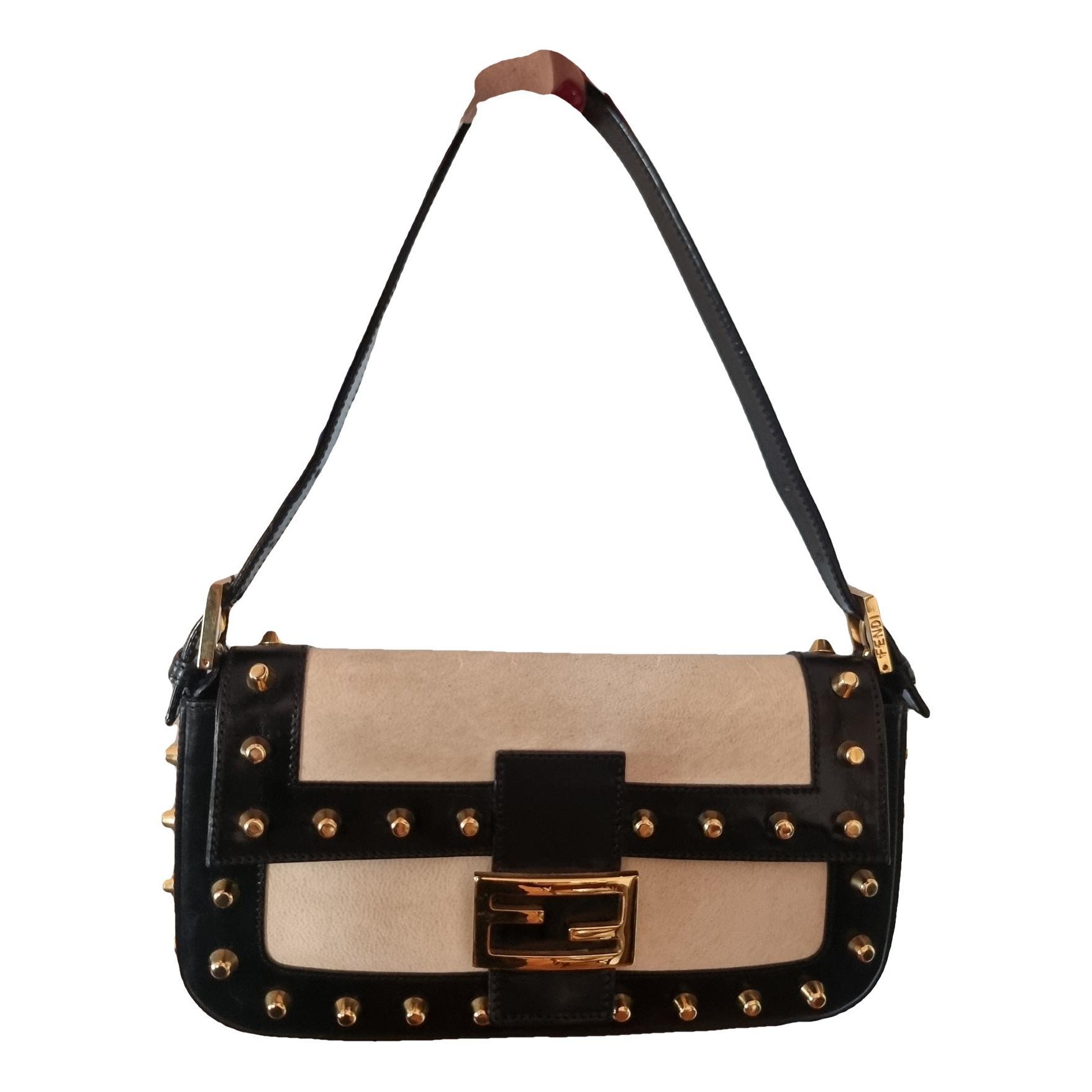 Baguette leather handbag