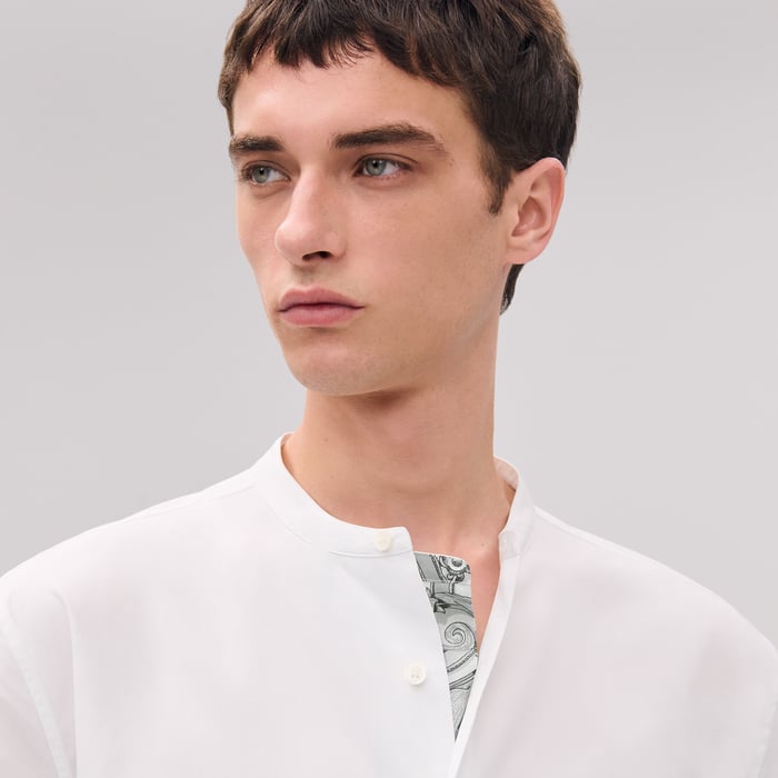 Blanc Coup Double Straight Cut Shirt