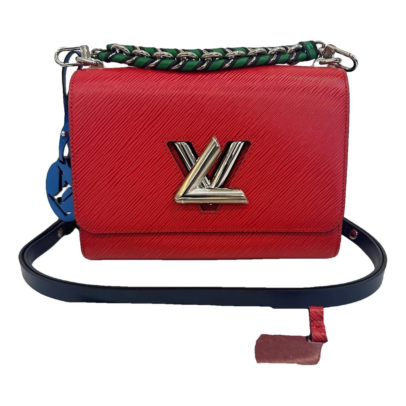 Twist leather crossbody bag