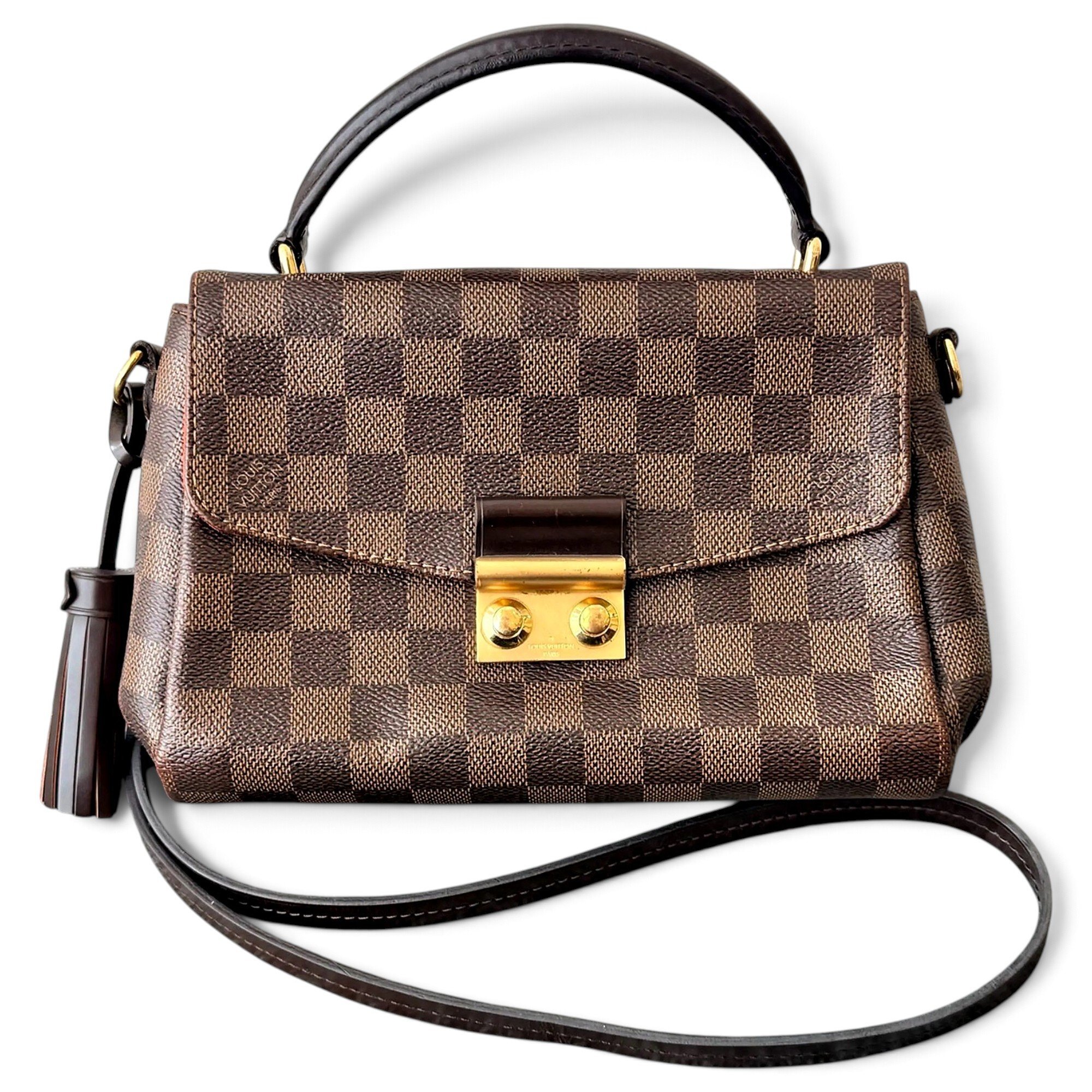 Croisette vinyl handbag
