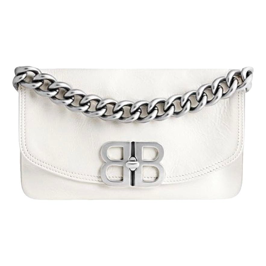 B leather crossbody bag